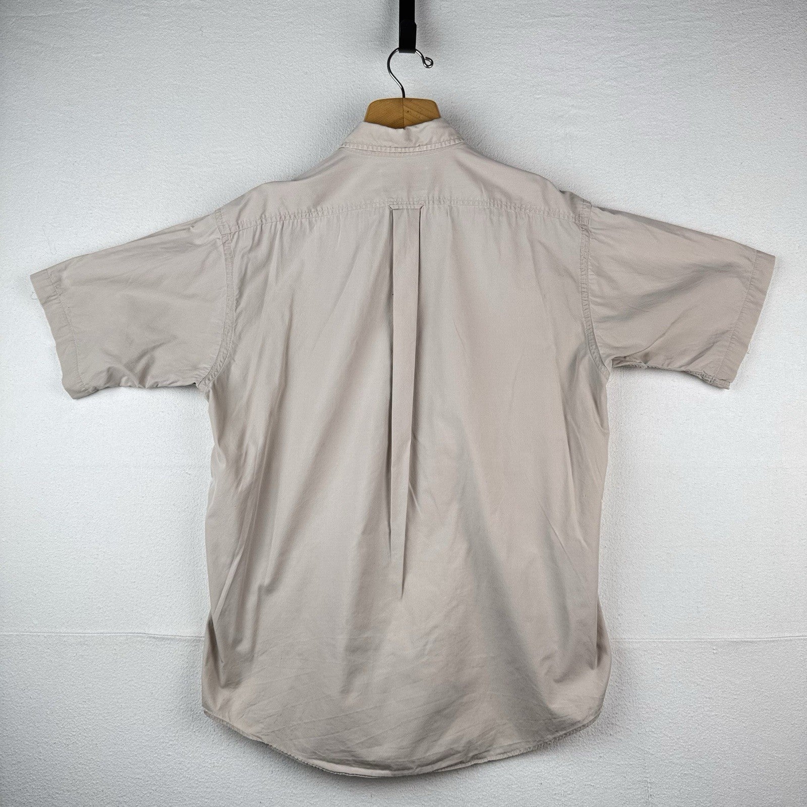 Vintage C.C. Filson Khaki Short Sleeve Camp Shirt Men’s Large Button Up Made USA