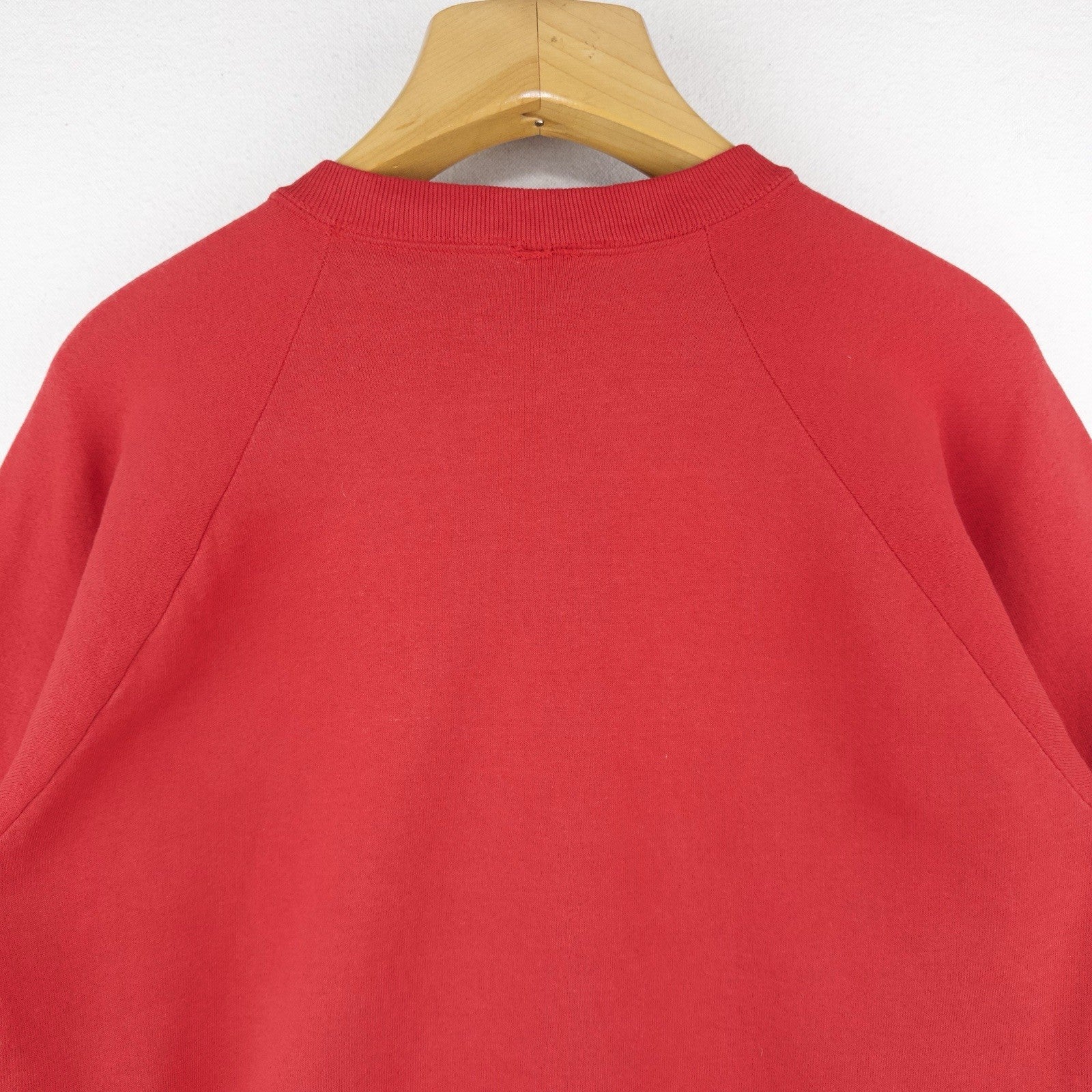 90’s Vtg Alpha Xi Epsilon Sweatshirt Red Crewneck Men’s M *Cut Collar/Side Hems