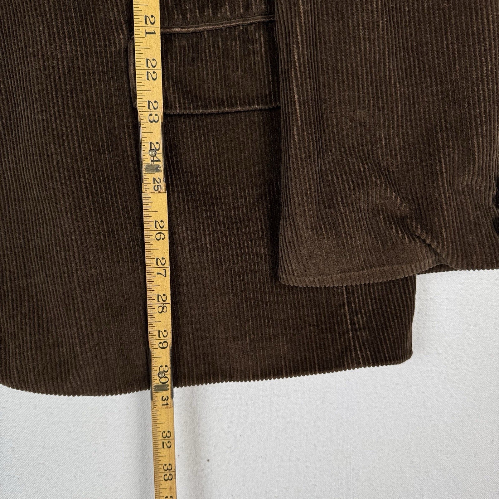 New England Collection Men's Brown Corduroy 2-Button Blazer Size 48R