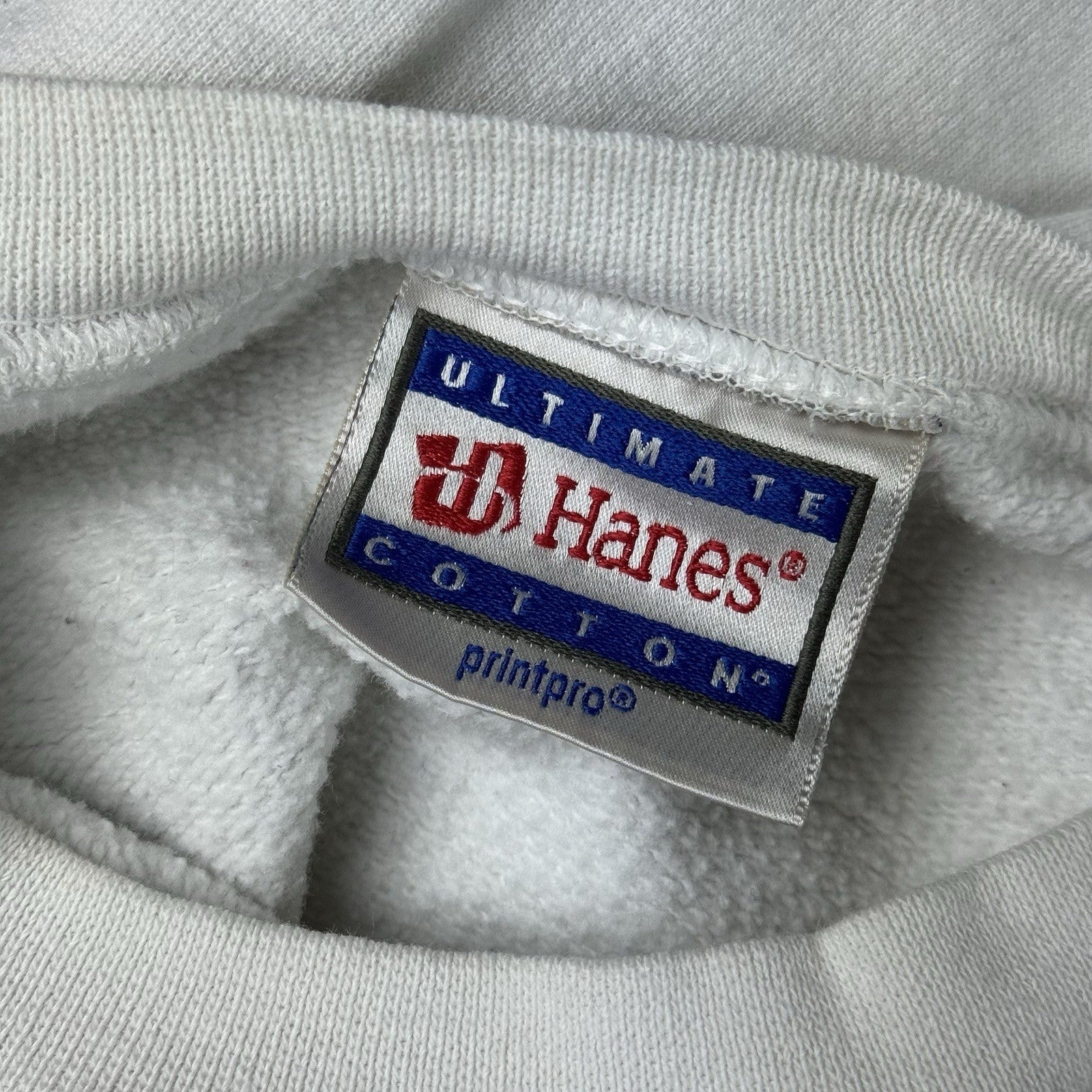 Hanes Salty Dog Cafe Men's S Gray Cotton Pullover Sweatshirt Distressed