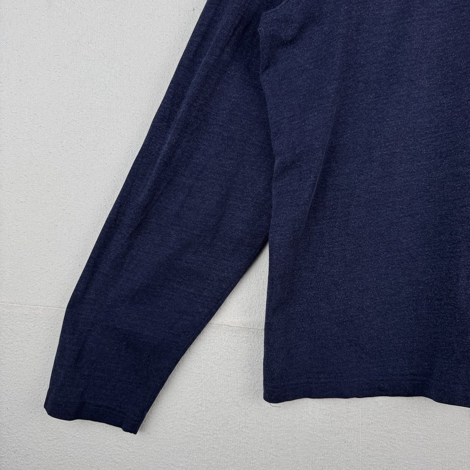 Polo Sport Ralph Lauren P Wing Worn In Ringer T-shirt Long Sleeve Navy Gold XL
