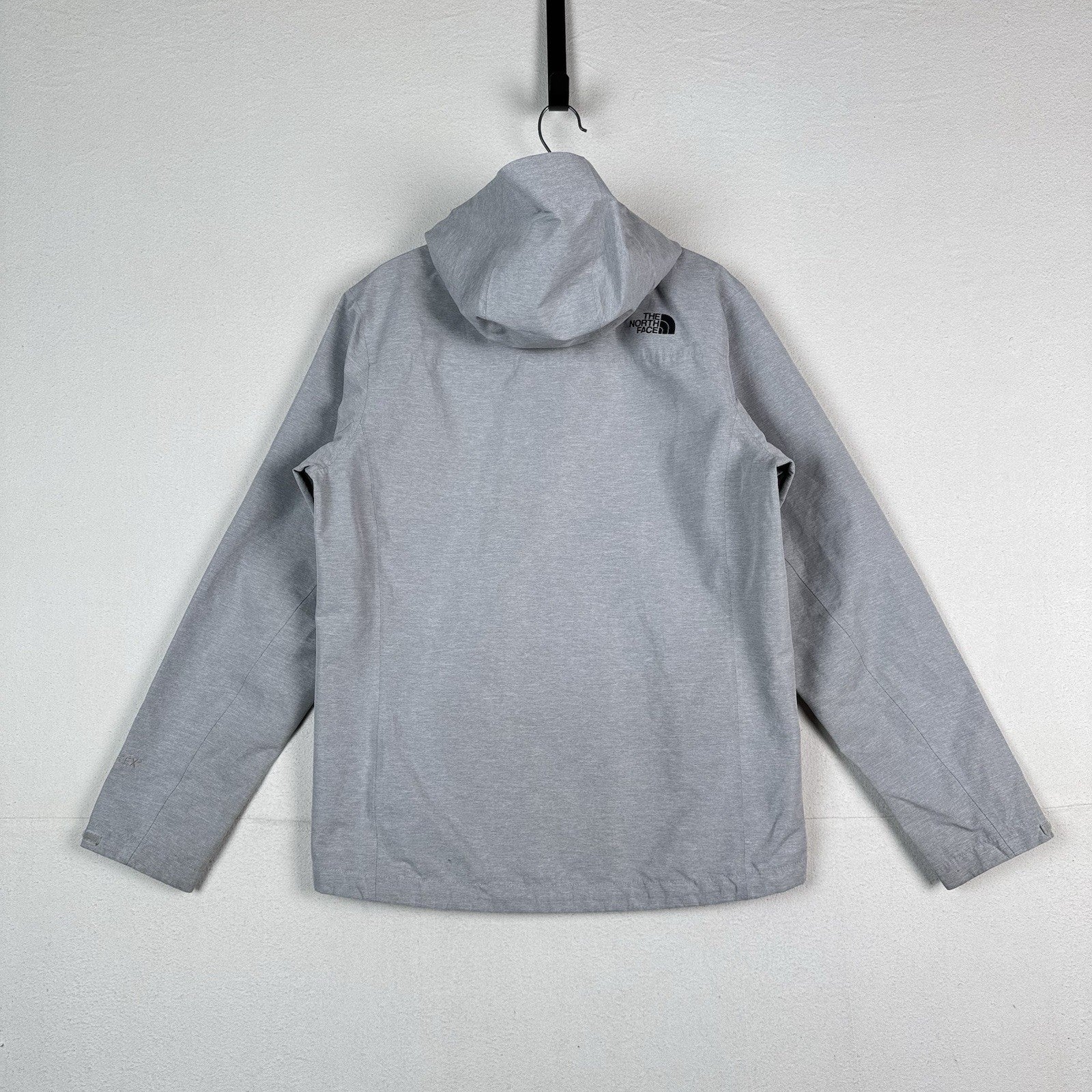 The North Face Men’s Dryzzle Waterproof Jacket Medium Zip Vents Heather Gray