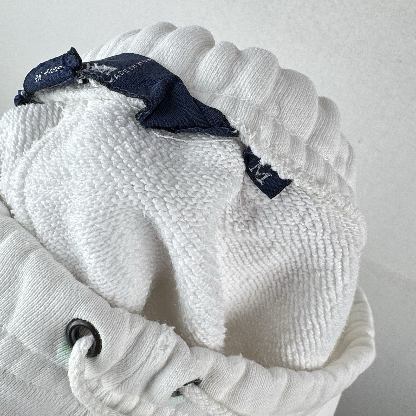 90's Vintage Polo Ralph Lauren Men's M White Soft Jogger Sweatpants Relaxed Fit