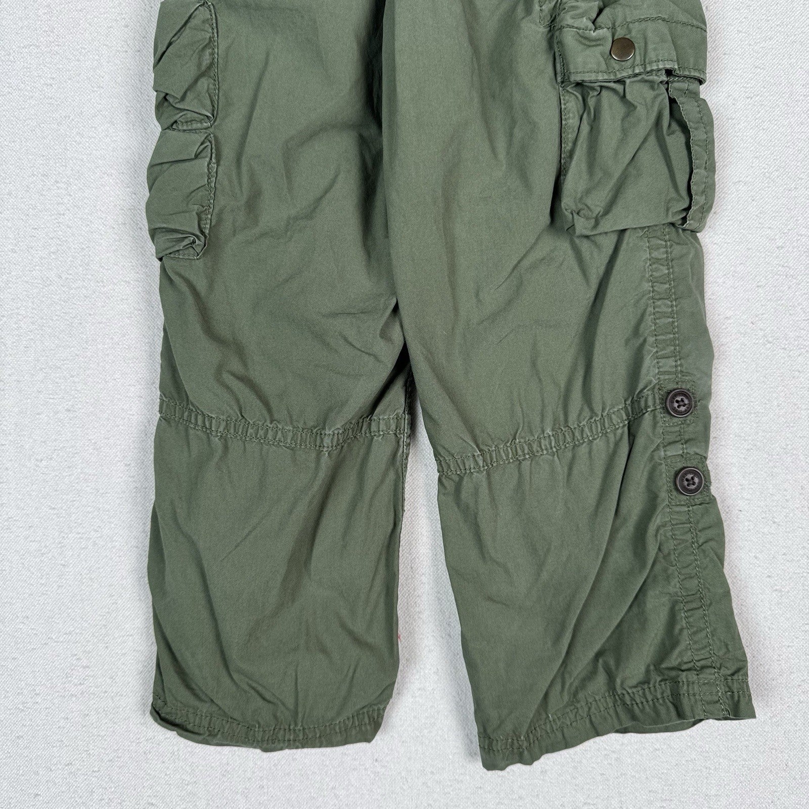 Vintage 60’s 70’s Kmart Kids Flannel Old Navy Cargo Pants Set Red Blue Green 4T