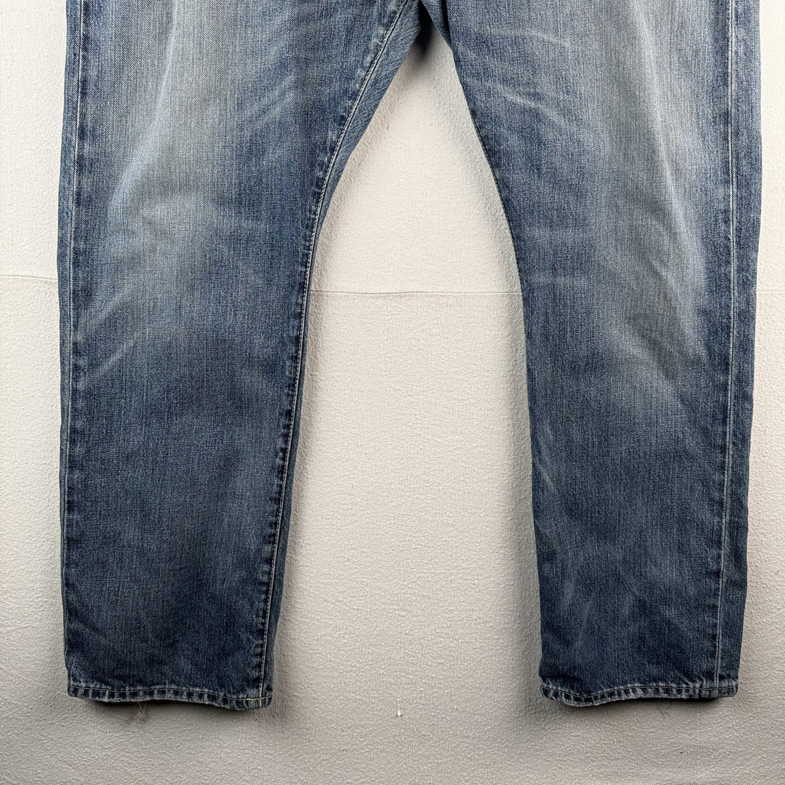 Vtg Polo Ralph Lauren Jeans Men’s 42x30 Blue Varick Slim Straight Selvage Denim