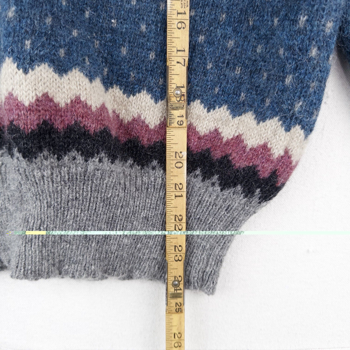 90’s Vtg Woolrich Knit Sweater Wool Mohair Blend Fair Isle Men’s Medium