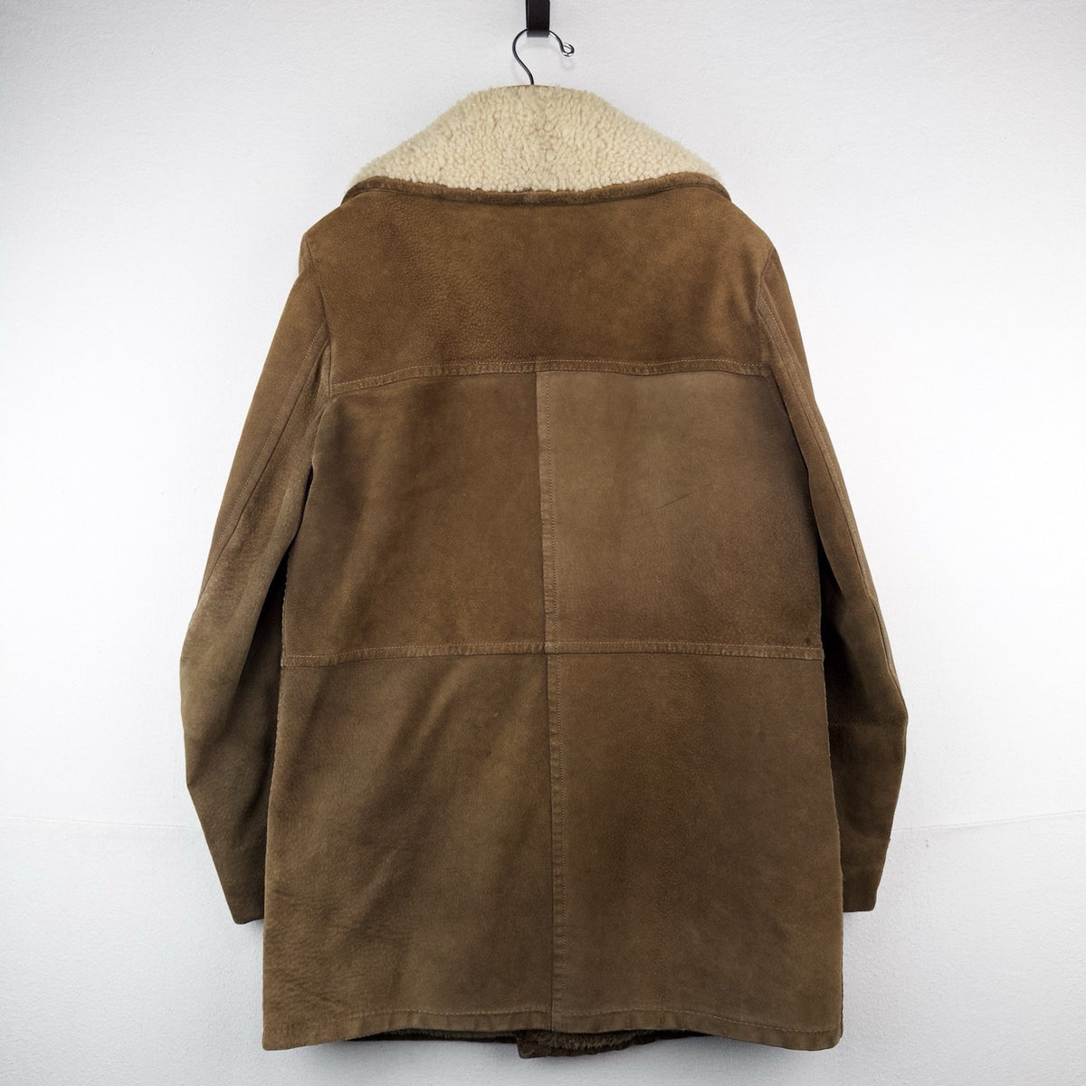 60’s Vtg Lakeland Suede Shearling Rancher Jacket Sherpa Collar Men’s 40 Long USA