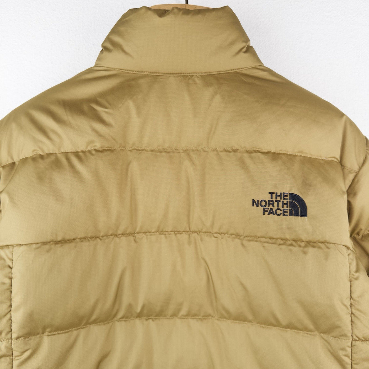 The North Face 550 Fill Goose Down Puffer Jacket Coat Men’s M Alpz Khaki Gold