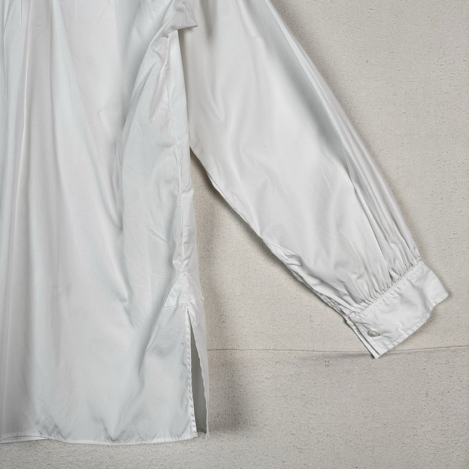 Polo Ralph Lauren Women’s Size 6 White Cotton Poplin Long Bell Sleeve Cuff Shirt