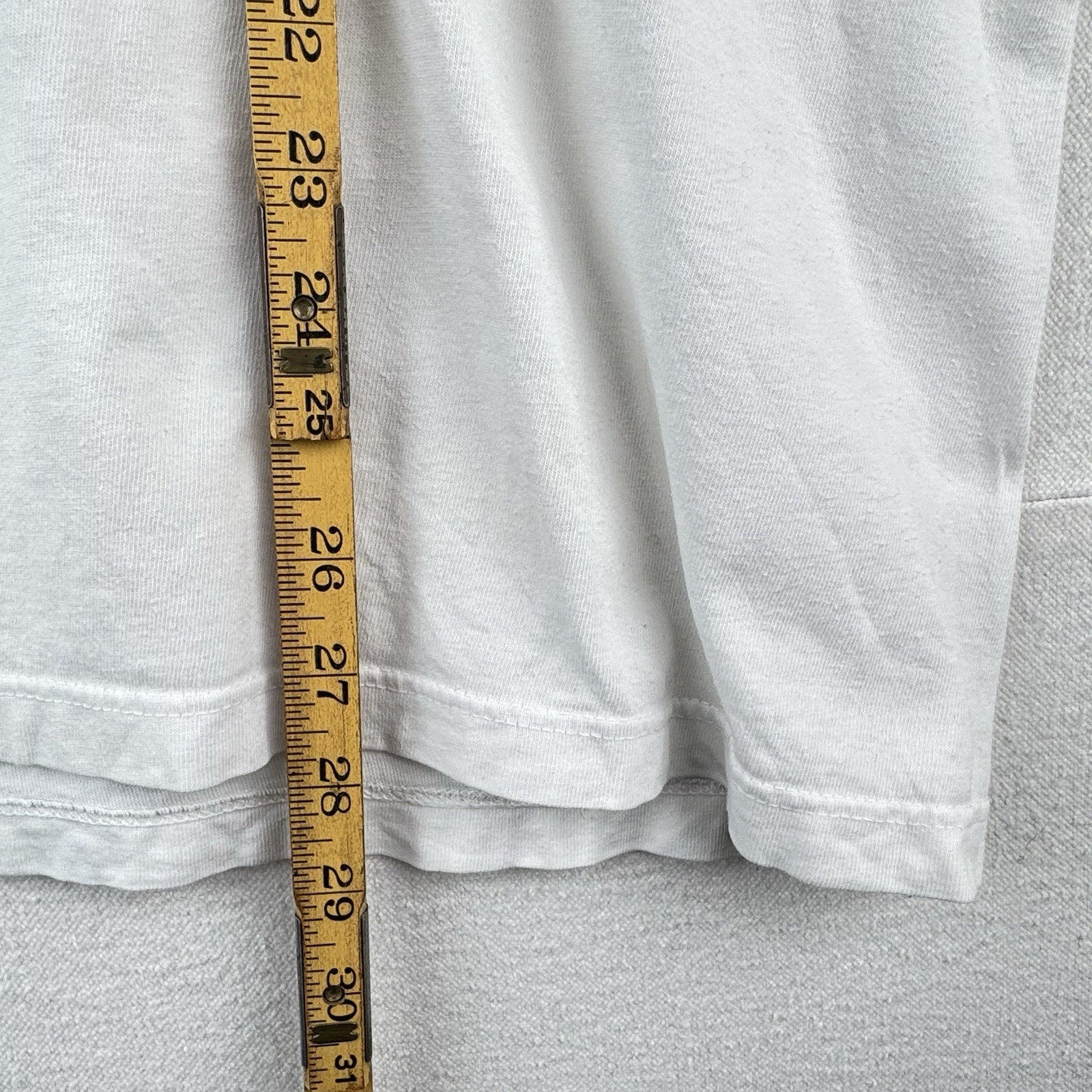 90s Vintage Polo Ralph Lauren T Shirt Large College Spell Out White