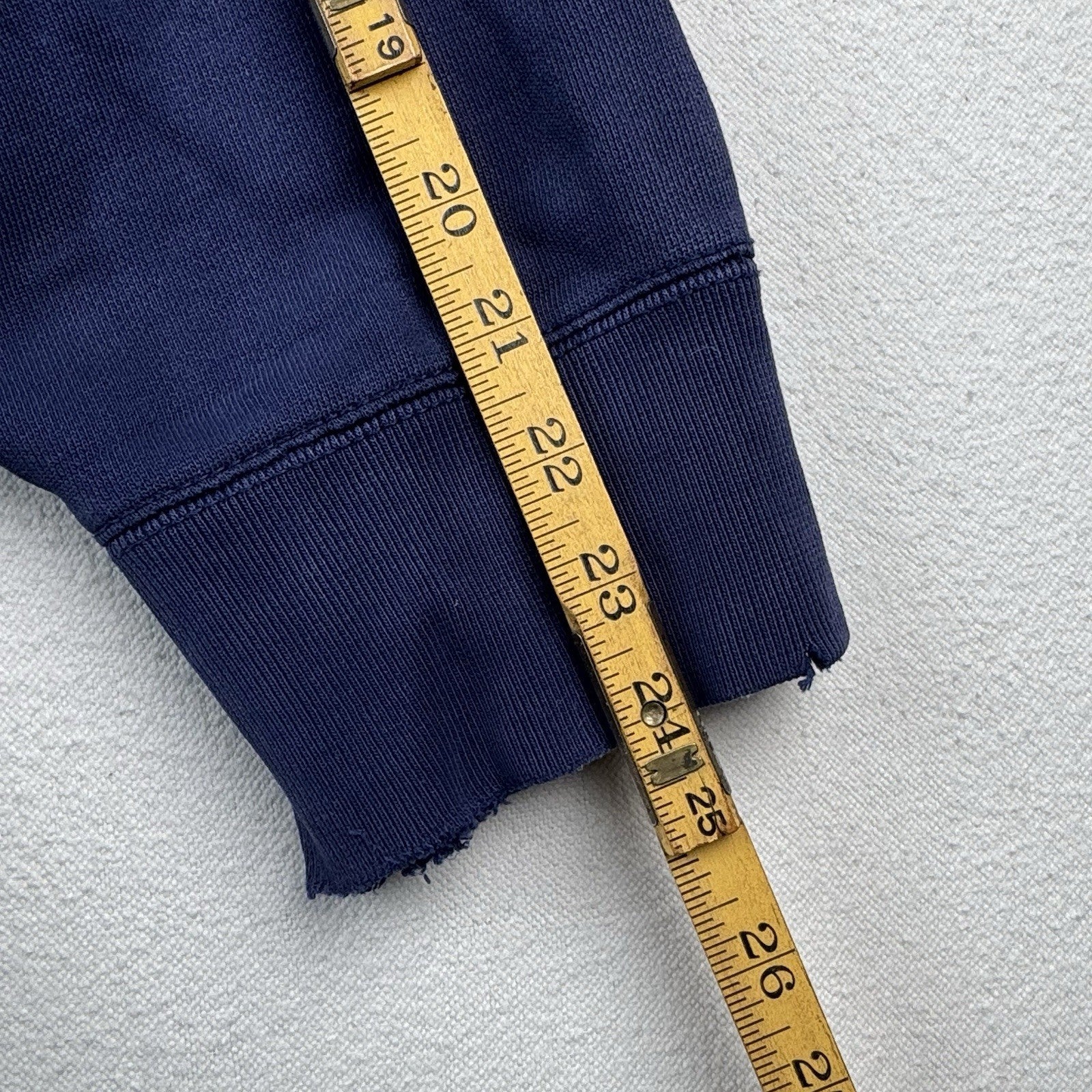 Vintage Ralph Lauren Hoodie Men’s 4XL Navy Blue Sweatshirt Full Double Zipper
