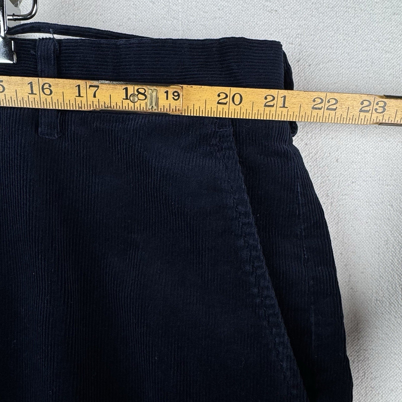 Polo Ralph Lauren Corduroy Classic Fit Pants Men’s 44Bx30 Big Stretch Navy Blue