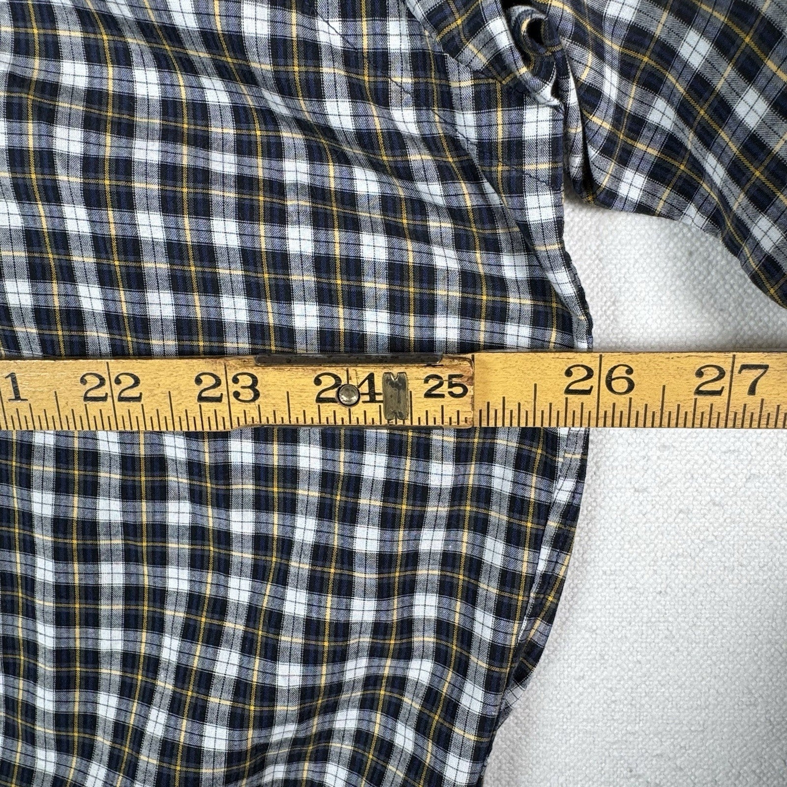 Vintage Polo Ralph Lauren Blake Short Sleeve Shirt Plaid Button Down Men’s Large