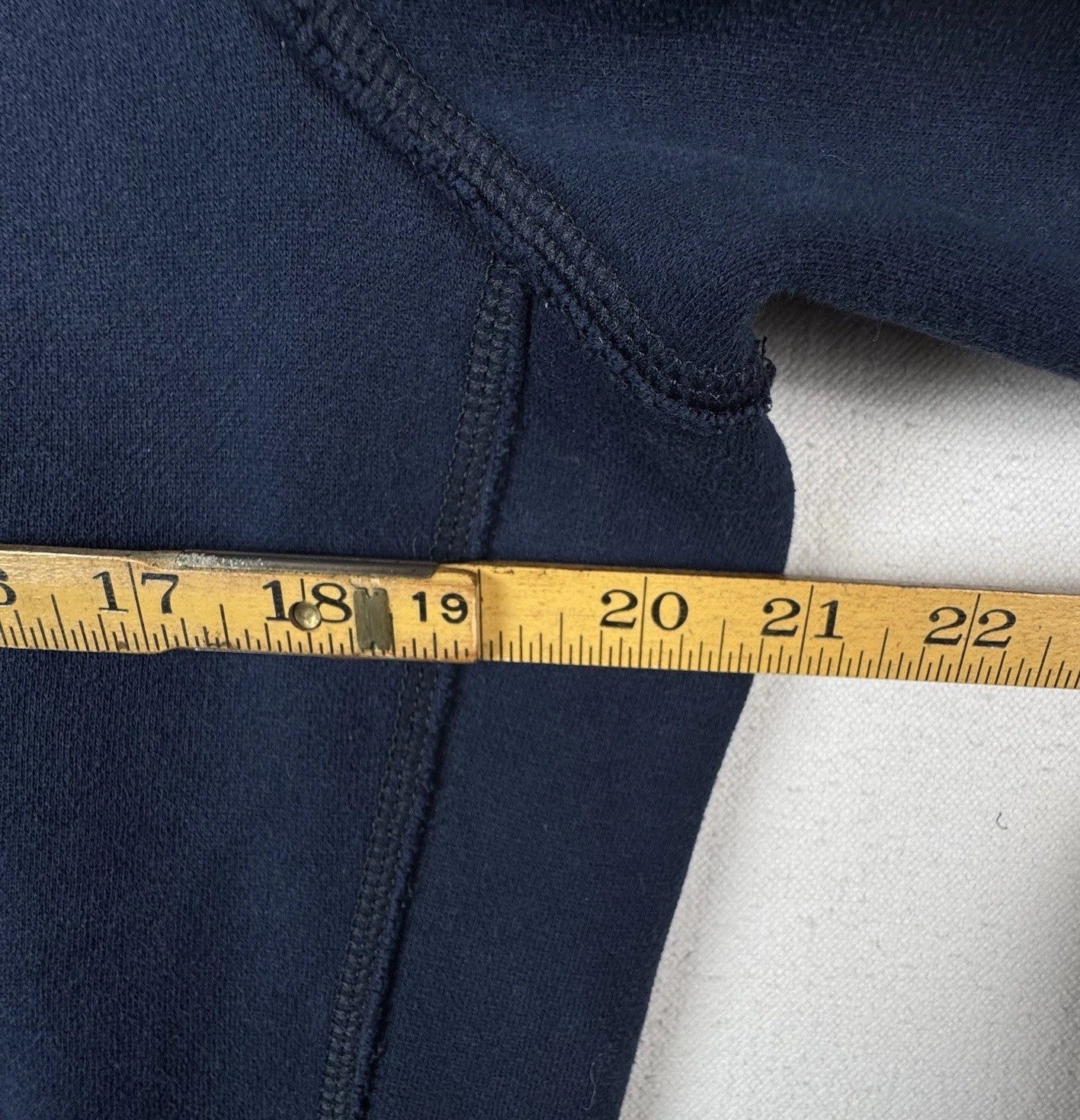 Vintage Abercrombie & Fitch Varsity Zip Up Jacket Mens Large Blue Muscle Fit ‘54