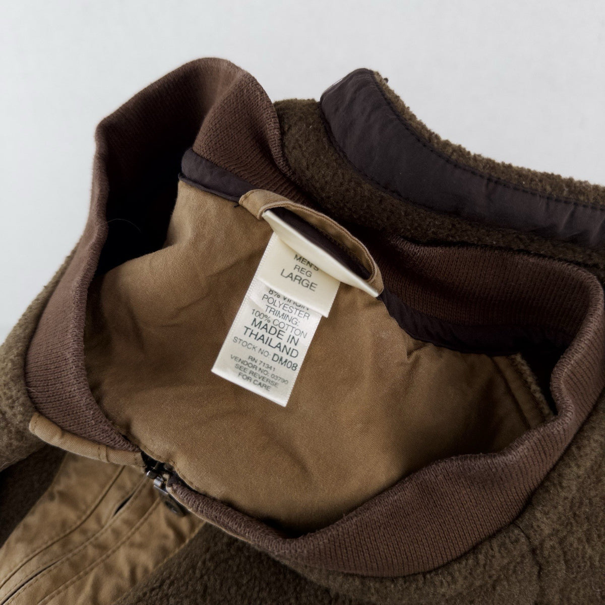90’s Vtg LL Bean Wool Blend Vest Men’s Large Regular Brown
