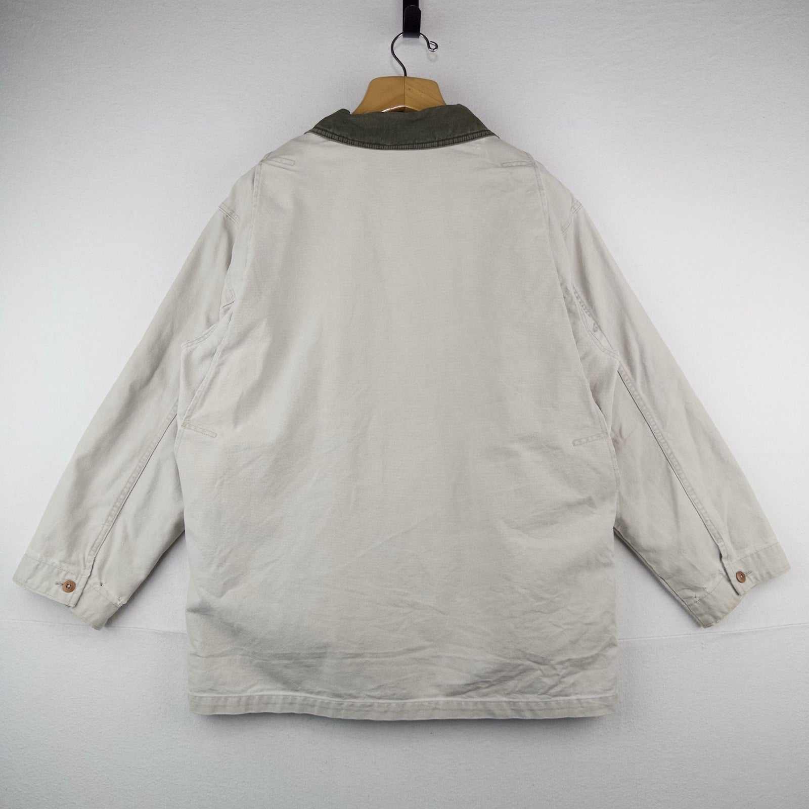 80’s Vtg LL Bean Unisex M (44) Duck Canvas Field Chore Coat Jacket Wool Liner