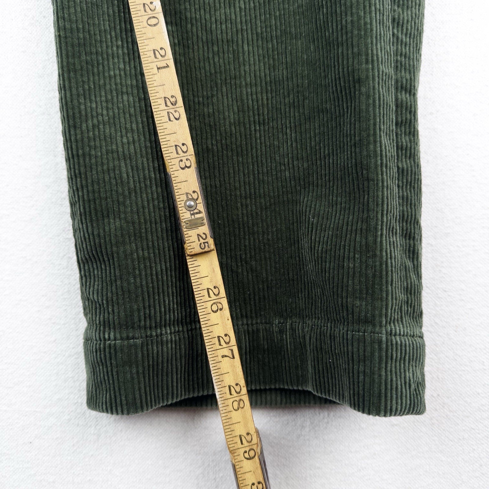 Polo Ralph Lauren Corduroy Pants Men's 33x30 Green Classic Fit Stretch