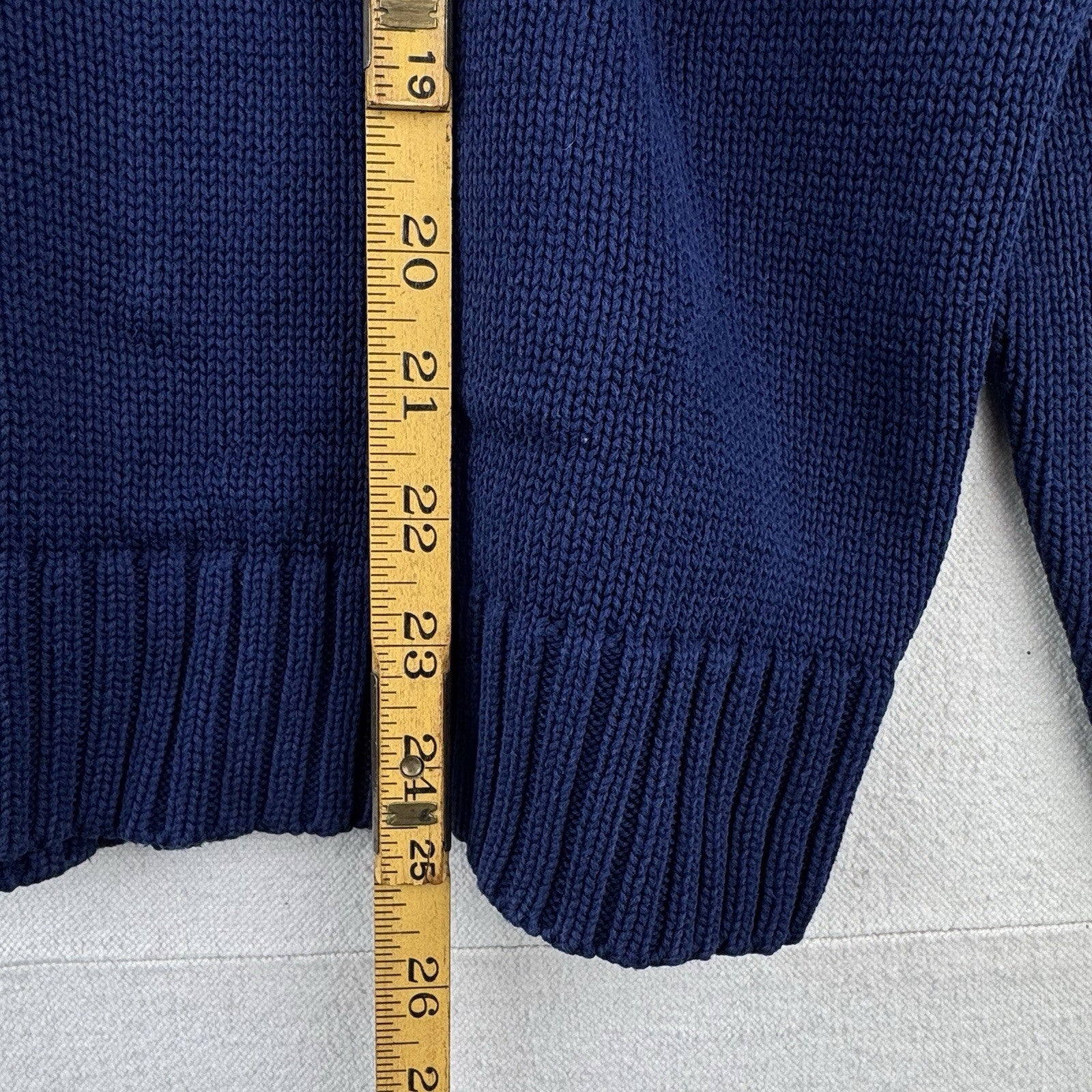 90's Vintage Polo Ralph Lauren Royal Blue Sweater Men's L Knit Crewneck