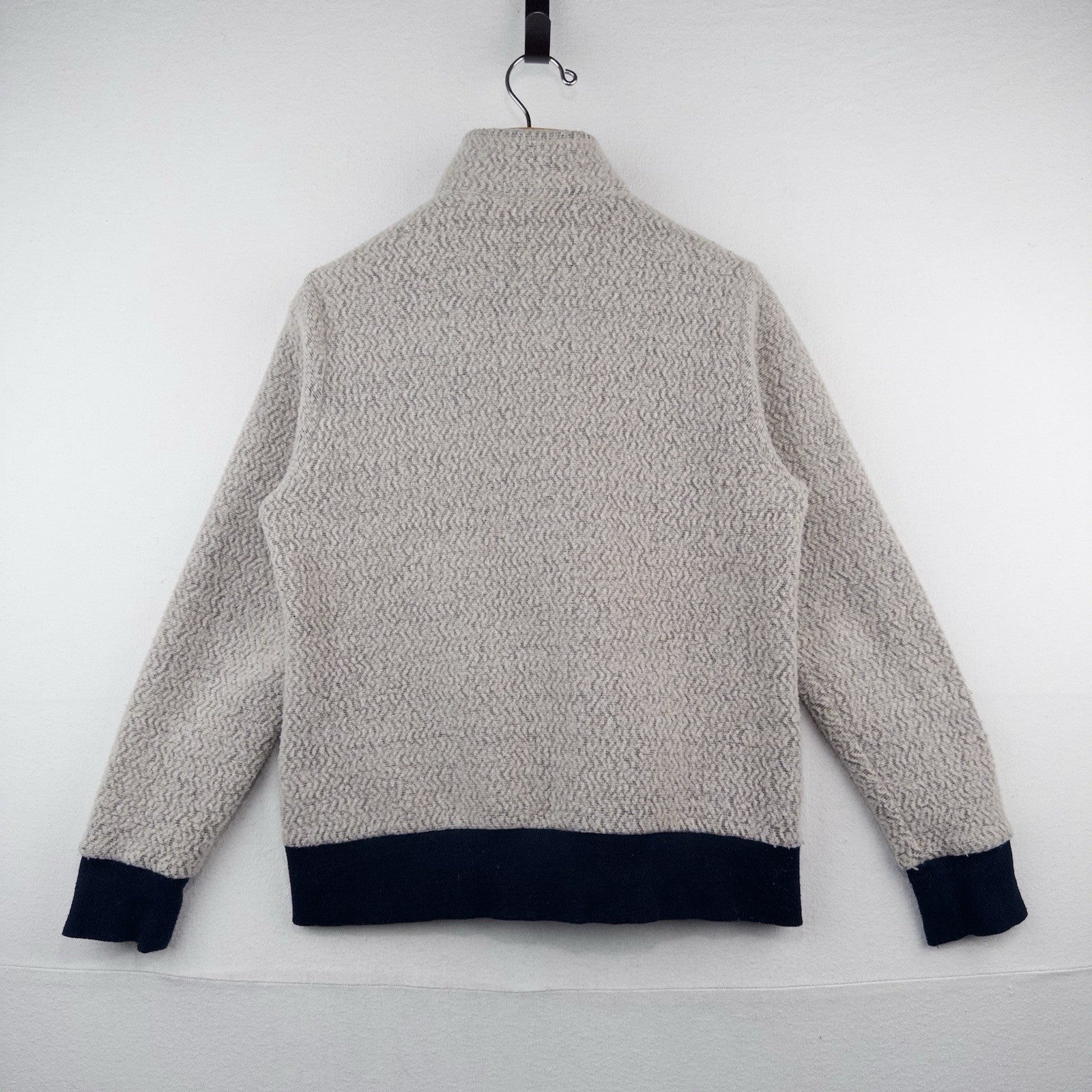 Patagonia Woolyester Women’s M Fleece Jacket Oatmeal Wool Blend Full Zip