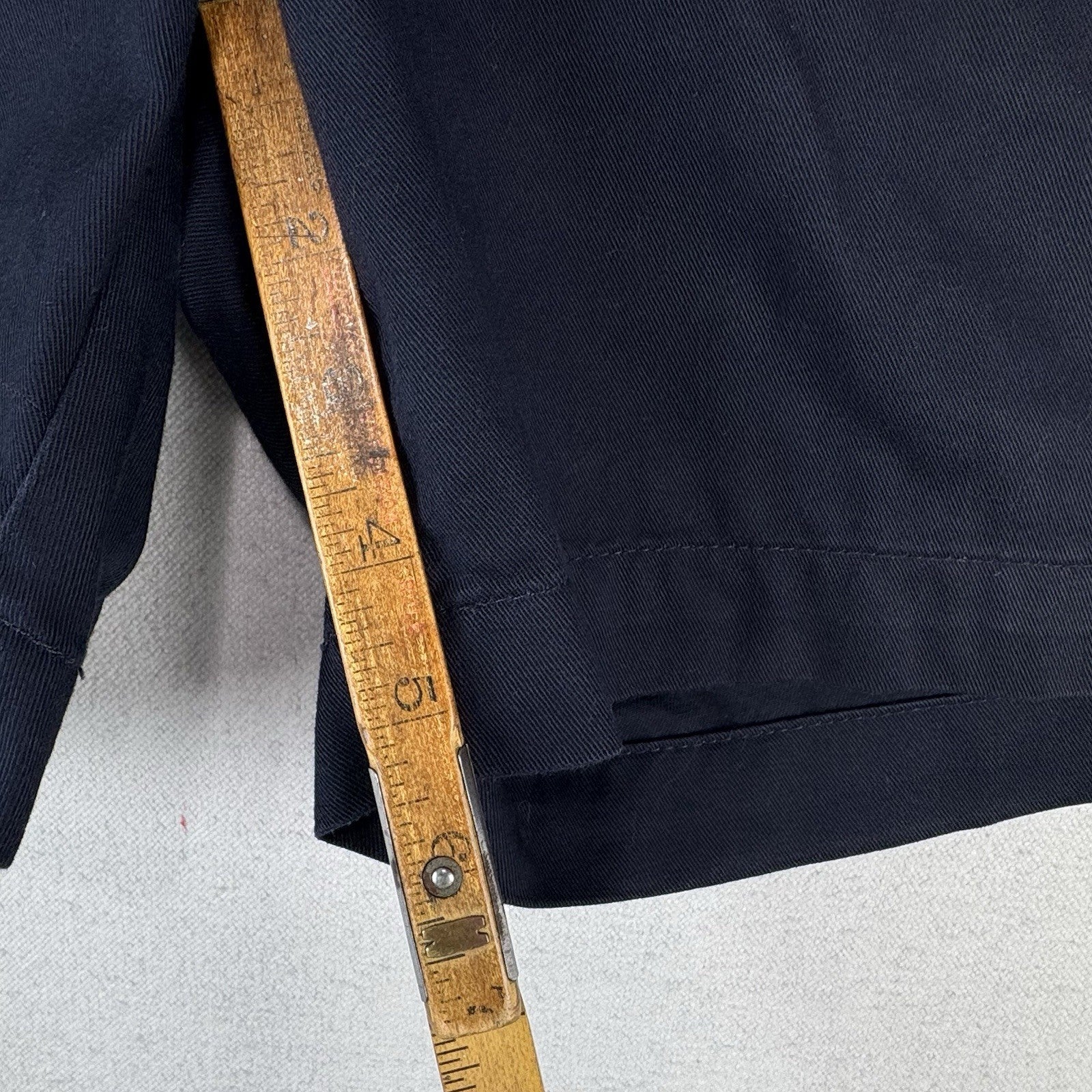 90’s Vtg Polo Ralph Lauren Men’s 36x5.5 Chino Shorts Blue Pleated *Read