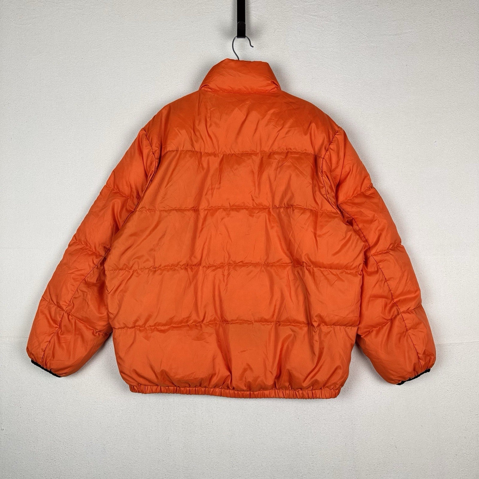 Vtg 90’s Ralph Lauren Polo Jeans Co Puffer Jacket XL Goose Down Outerwear Orange