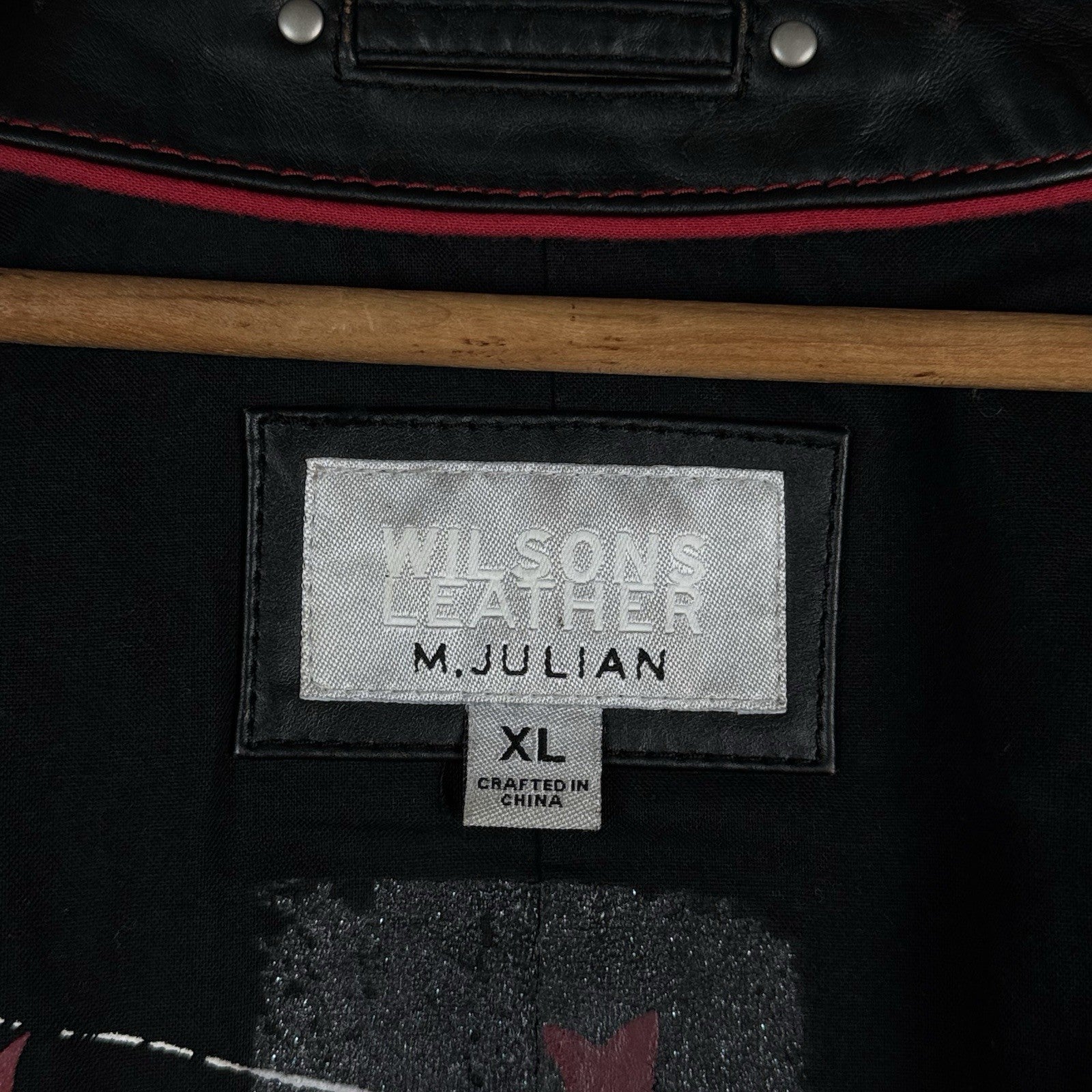 Wilsons Leather Men’s XL Illuminati Revolution Brown Jacket  Elbow Patches
