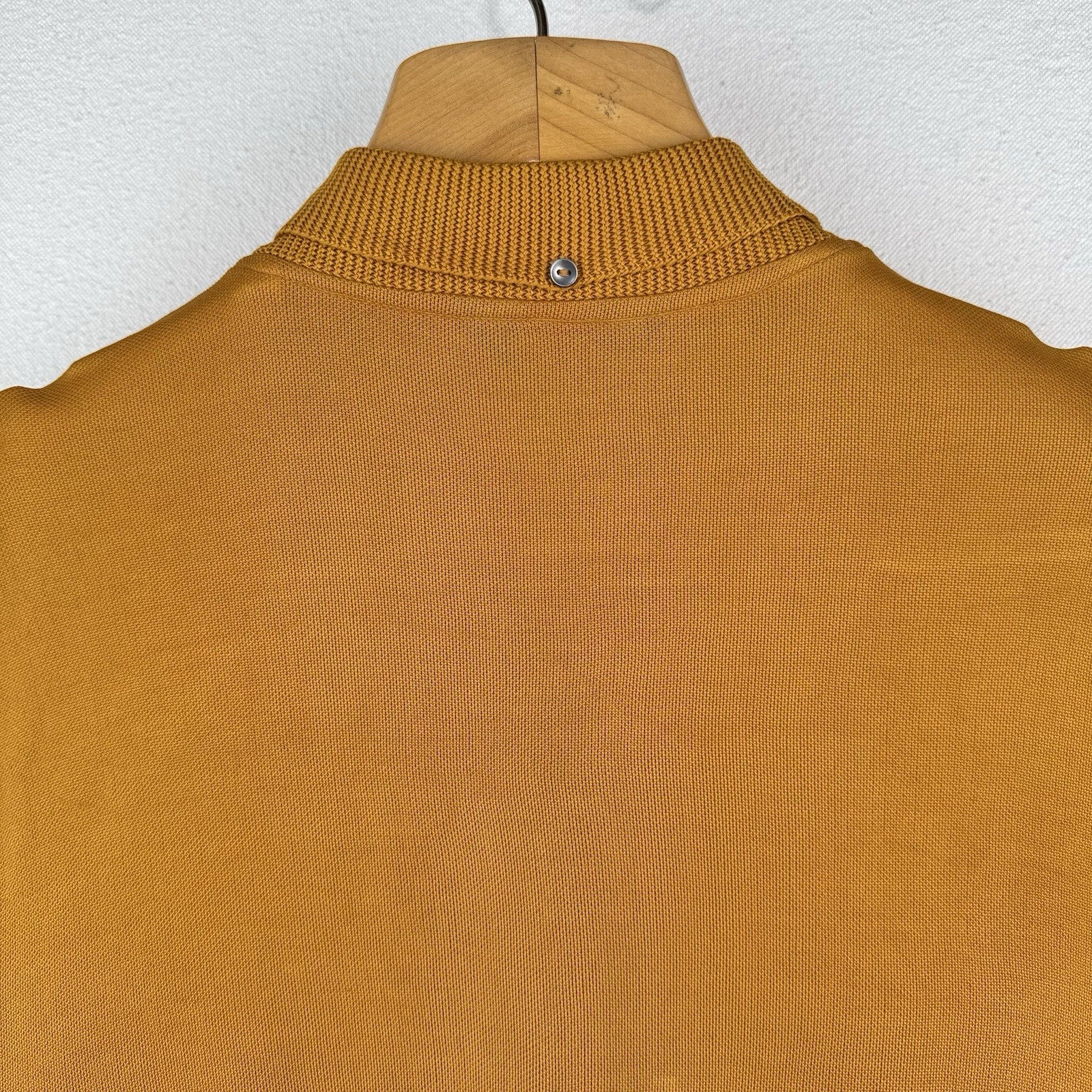 60’s Vintage Antonio Basso Clubman Knit Polo Shirt Dagger Collar Made USA Mens L