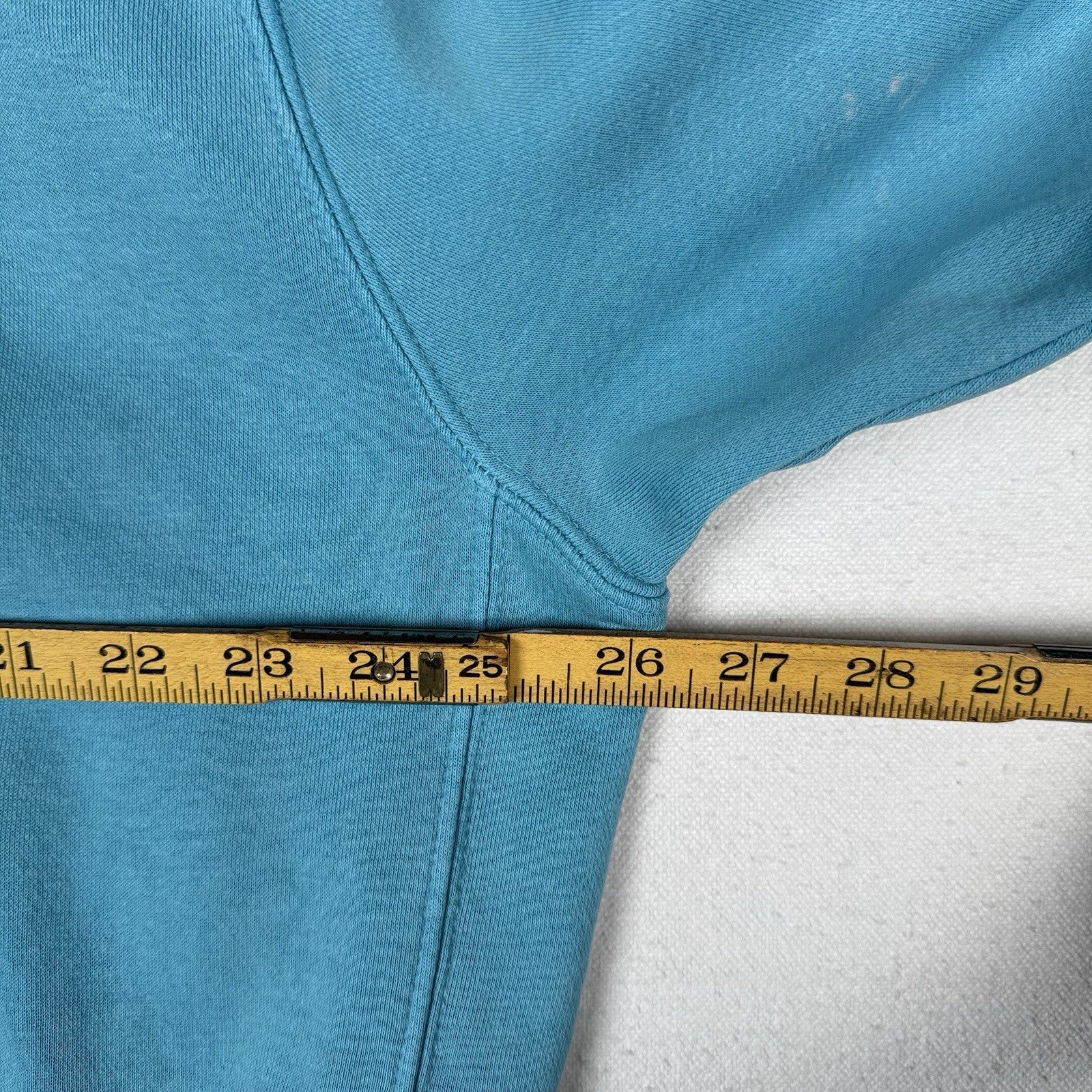 Nike Sportswear Club Fleece Hoodie Mens XL Baltic Blue Swoosh Sweatshirt *Faded