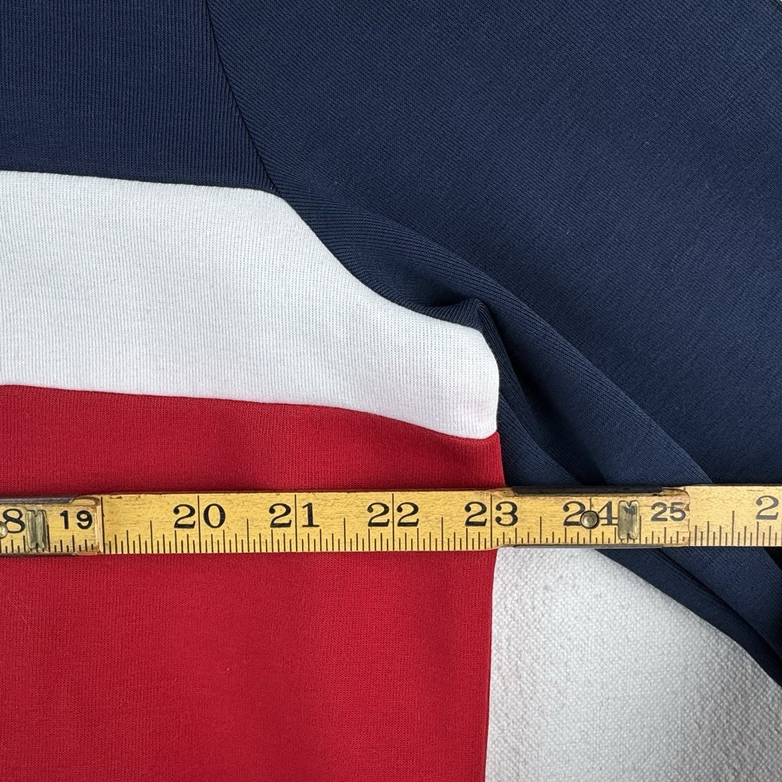 Polo Ralph Lauren Men's L Full Zip Red White Blue USA Flag Track Jacket Big Pony