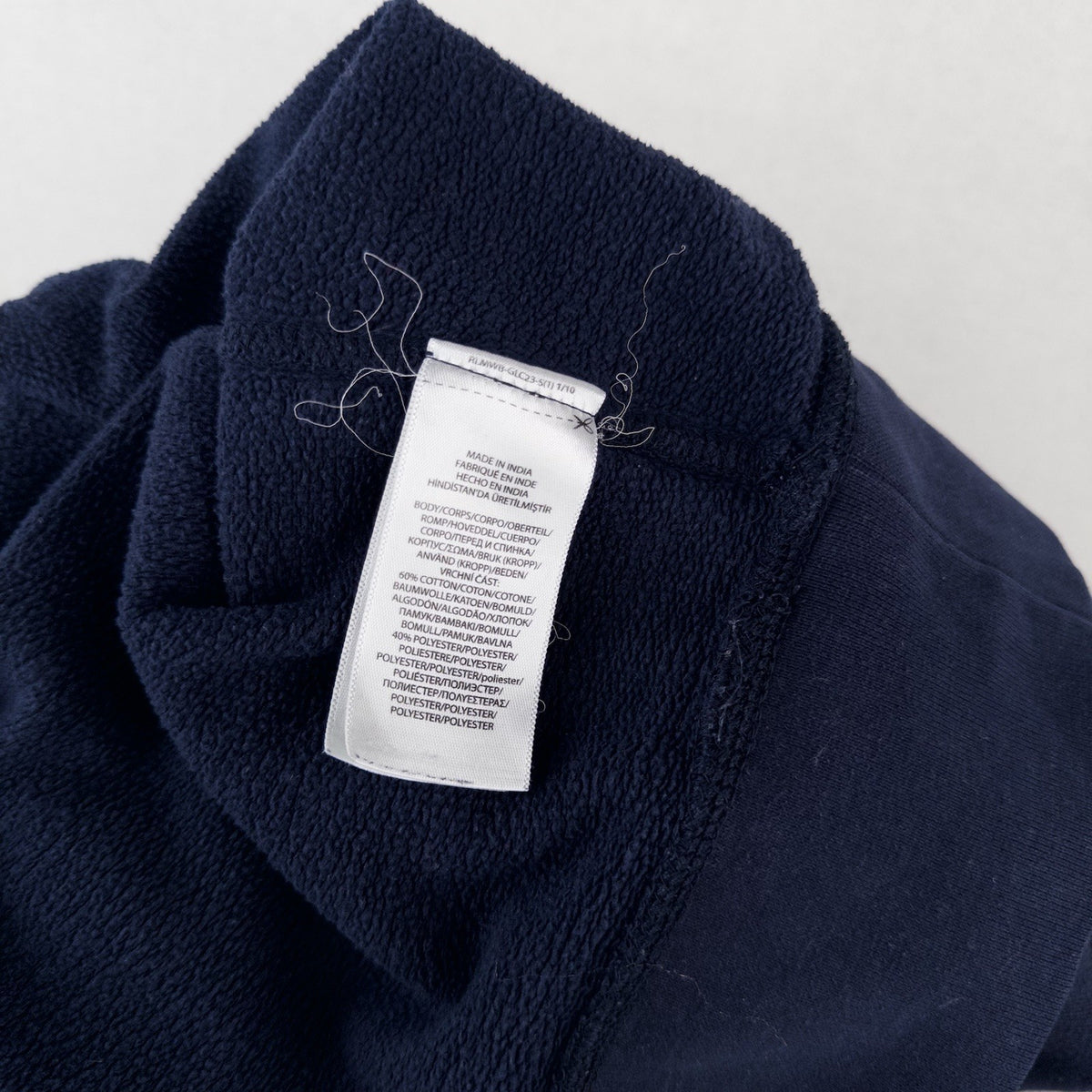 Polo Ralph Lauren Cruise Navy Flock  Athletic Dept Hoodie Fleece Men’s XL