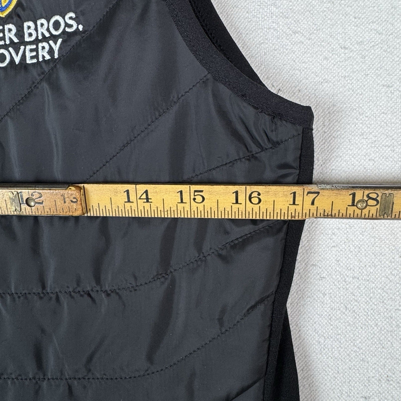 RLX Ralph Lauren Vest Women S Full Zip Cool Wool Performance Black Puffer NWOT