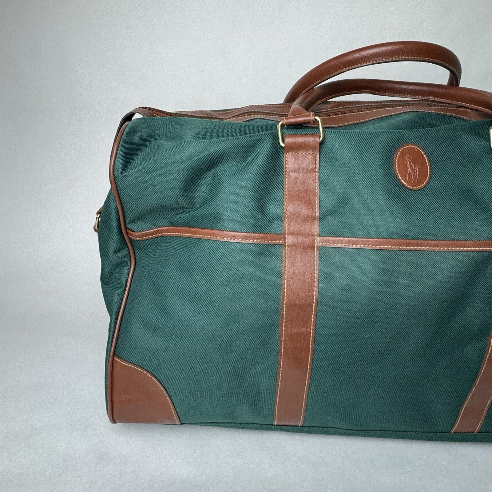 Vintage Ralph Lauren Weekender Carryall Bag 22”x11”x14” w/Shoulder Strap *Read