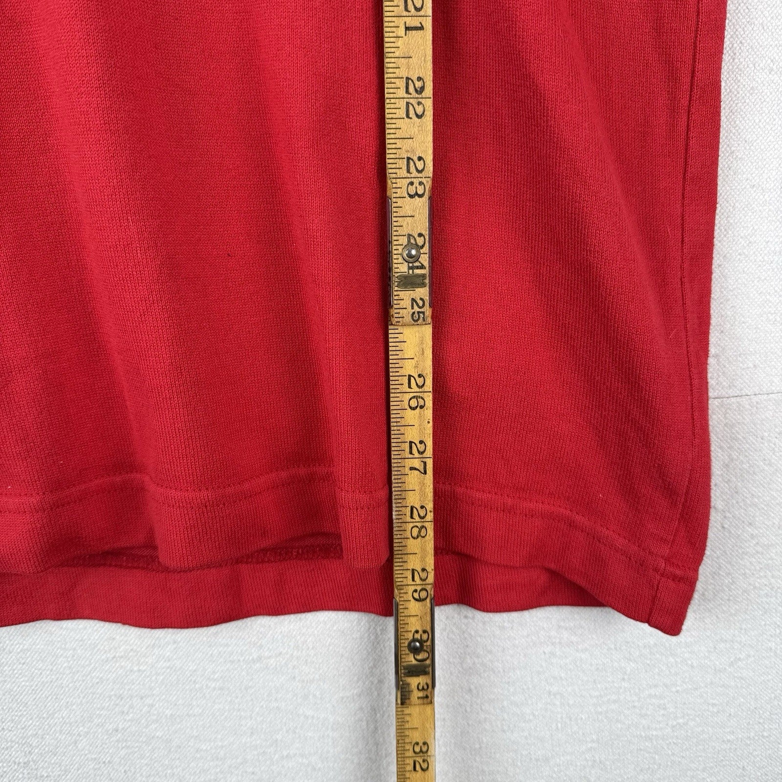 80’s Vtg Canterbury South Africa SAS Rugby Polo Shirt Red White Collar #25 Men L