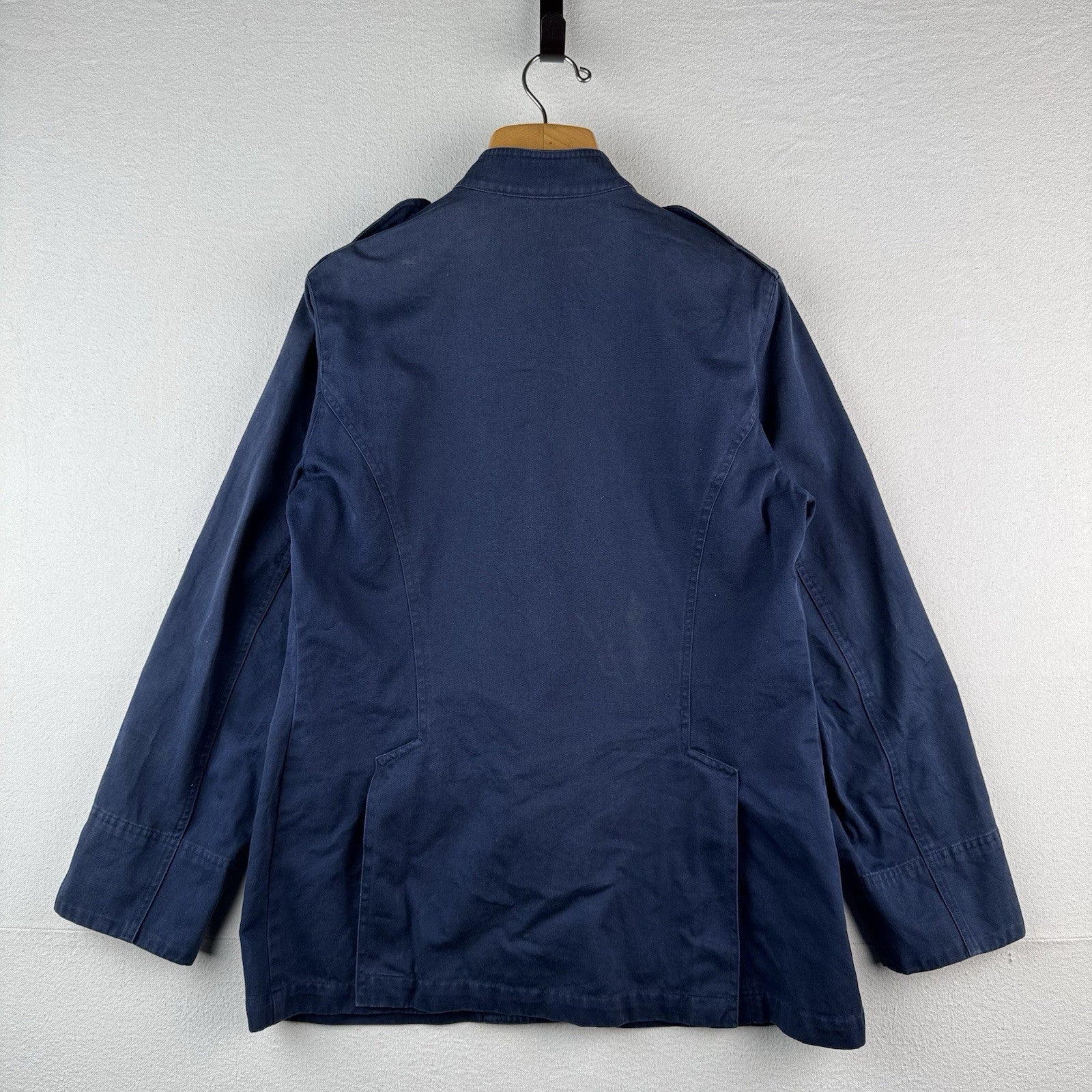 Lauren Ralph Lauren Military Field Jacket Blue Gold Buttons Women's 12 *Read