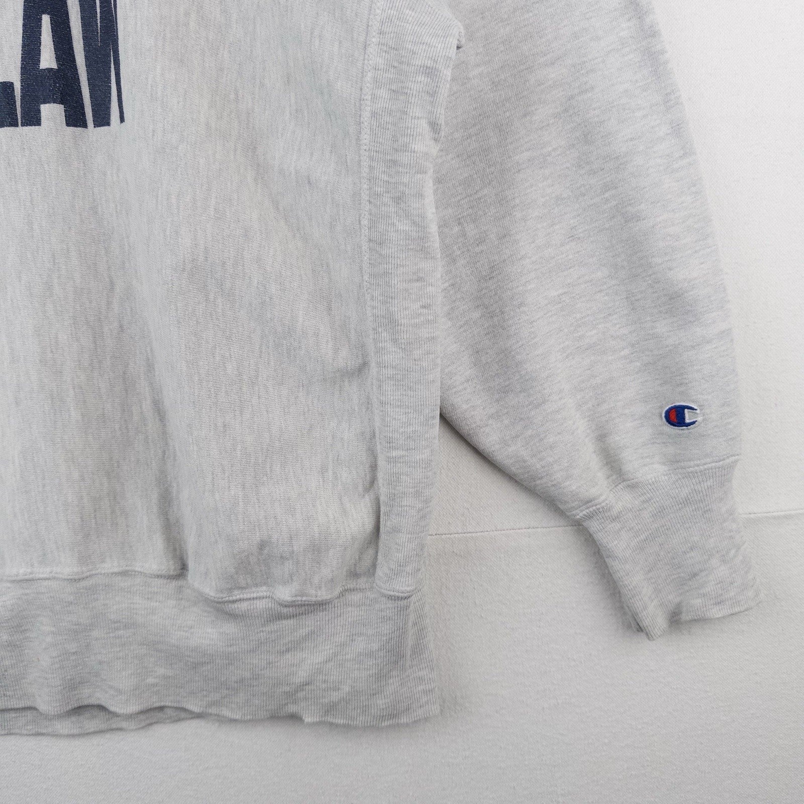 80’s Vtg Champion Creighton Law Reverse Weave Crew Sweatshirt 2XL Gray Made USA