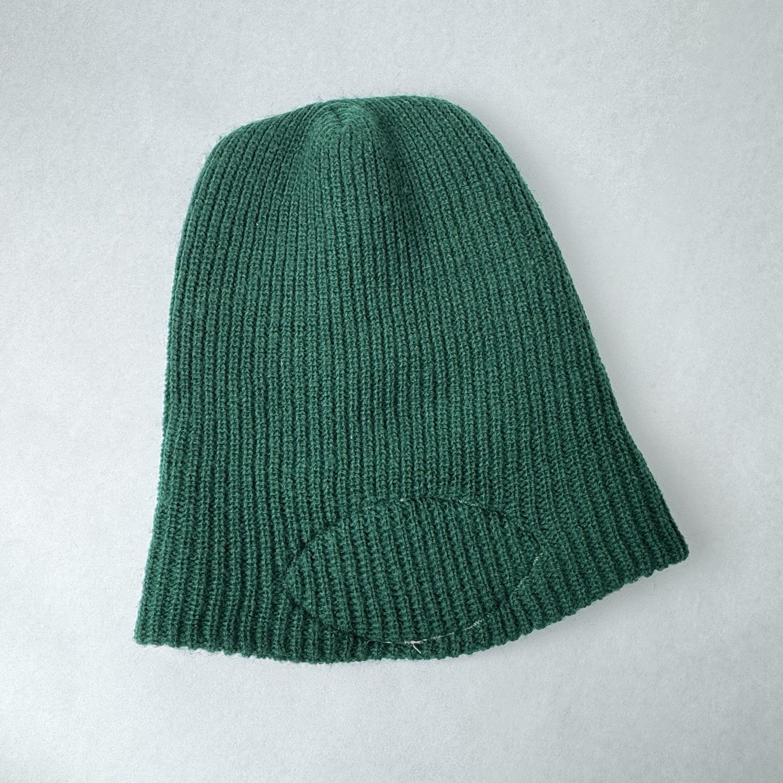 Vintage 1983 Lake Catholic Football State Playoffs Green Beanie Knit Hat 8.5”x7”
