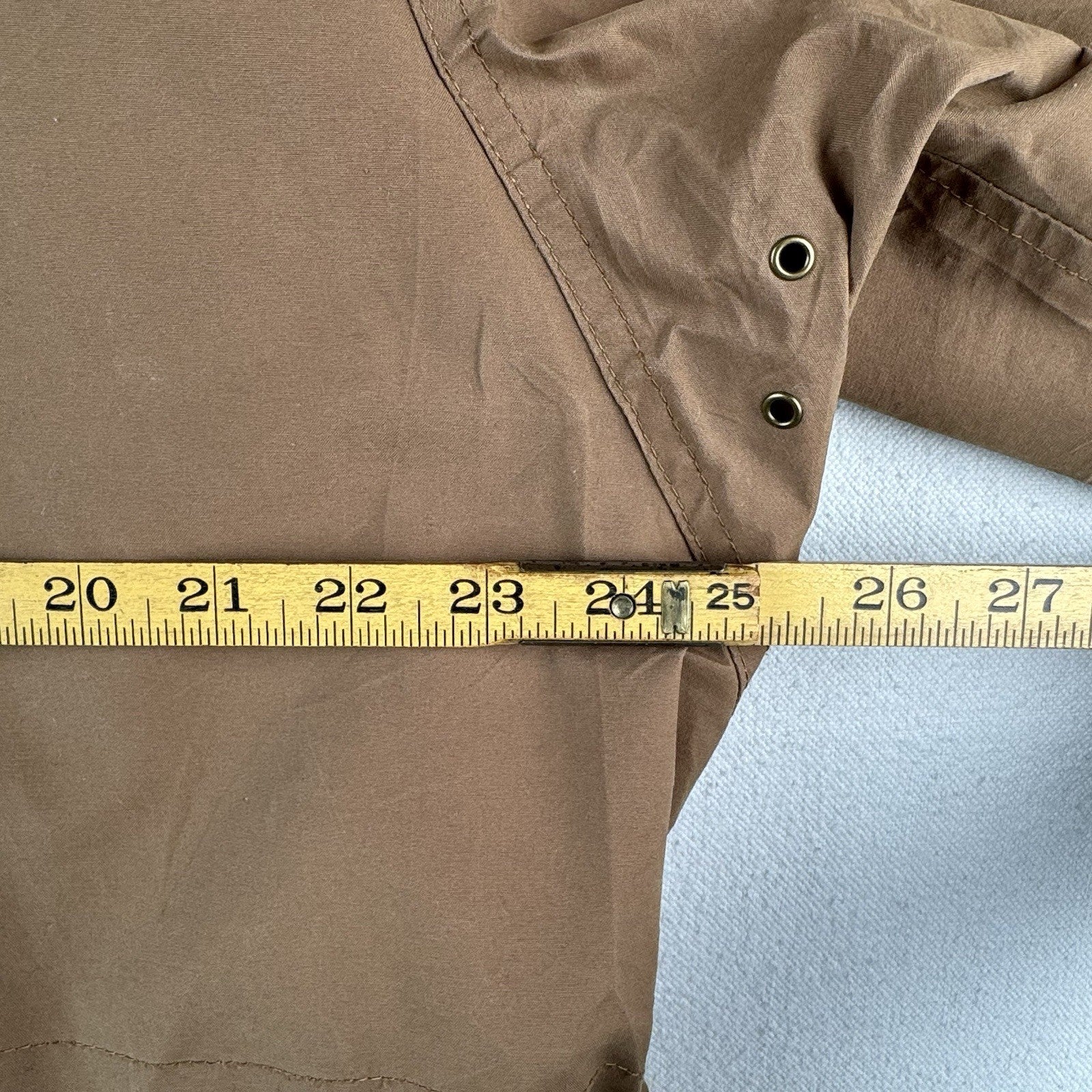 Lands' End Men's Bayfield Cotton Parka Camel Color Size XLT (46-48) *Read