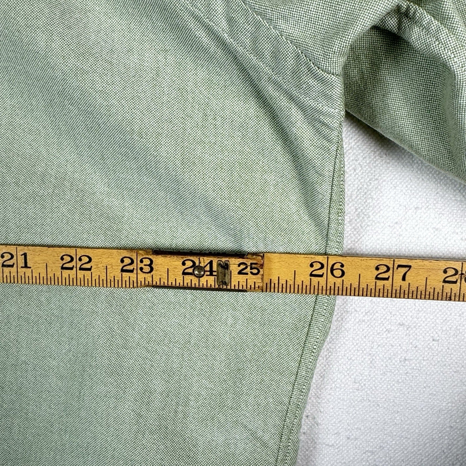 Polo Ralph Lauren Yarmouth Cotton Oxford Long Sleeve Shirt 17 34/35 Green