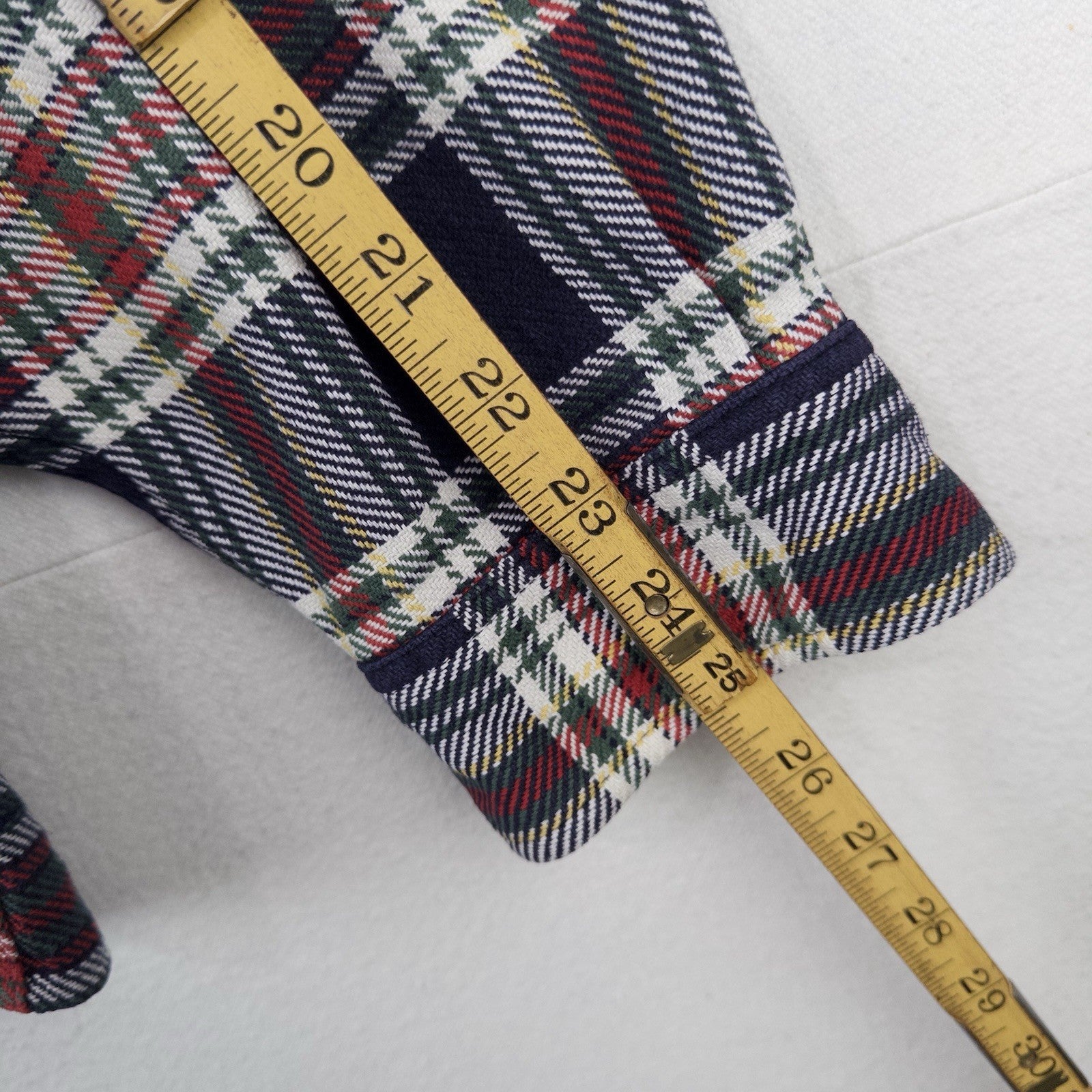 90’s Vtg Eddie Bauer Heavy Plaid Flannel Long Sleeve Button Up Shirt Mens L