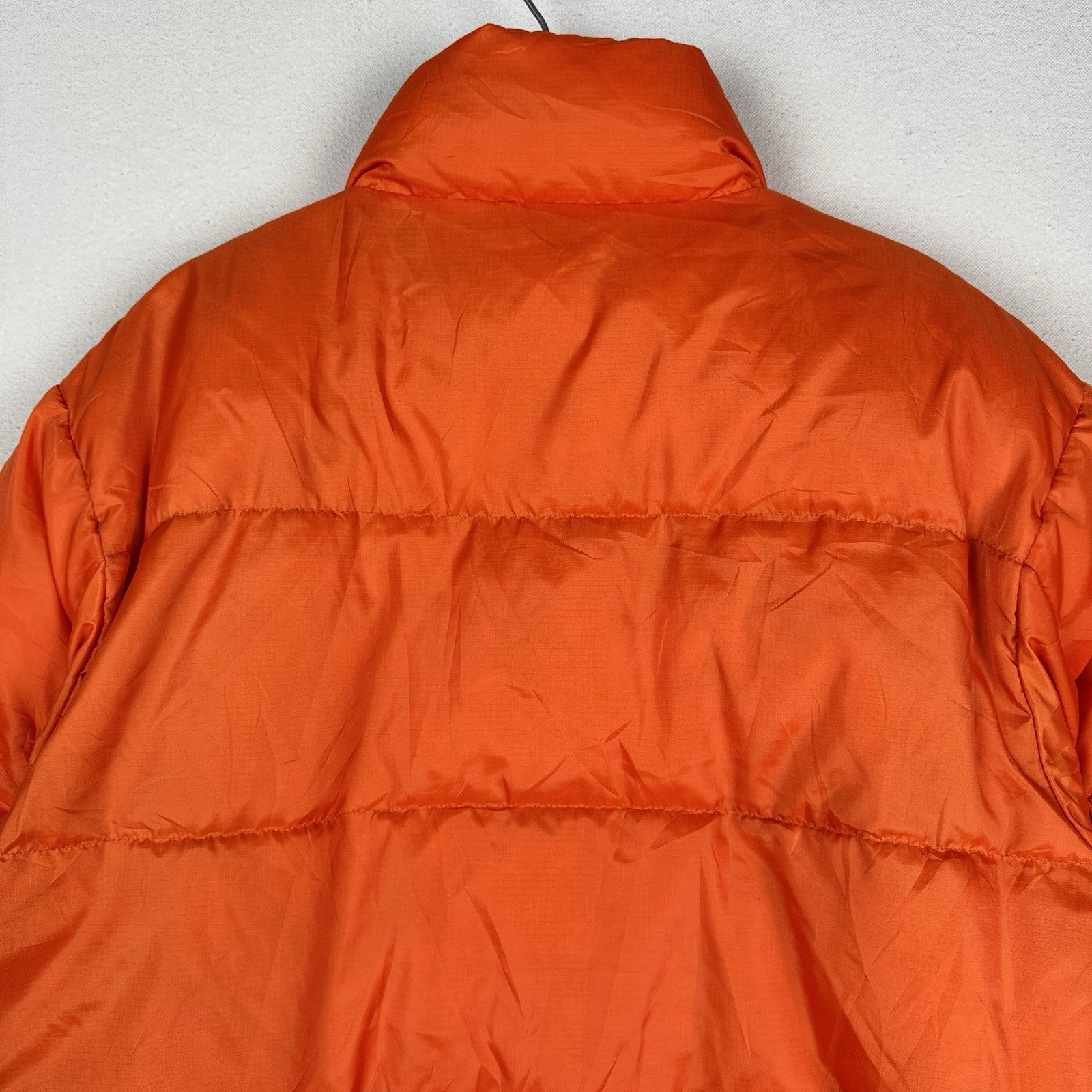 Vtg 90’s Ralph Lauren Polo Jeans Co Puffer Jacket XL Goose Down Outerwear Orange