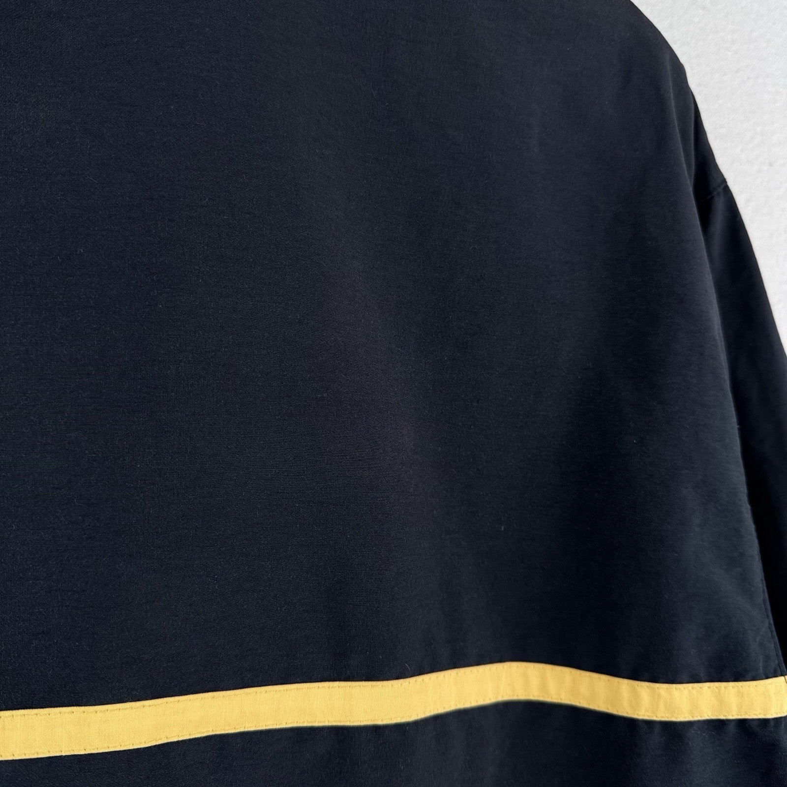 90’s Vtg Nautica NS-83 Windbreaker Hideaway Hood Jacket Mens L Merrill Lynch