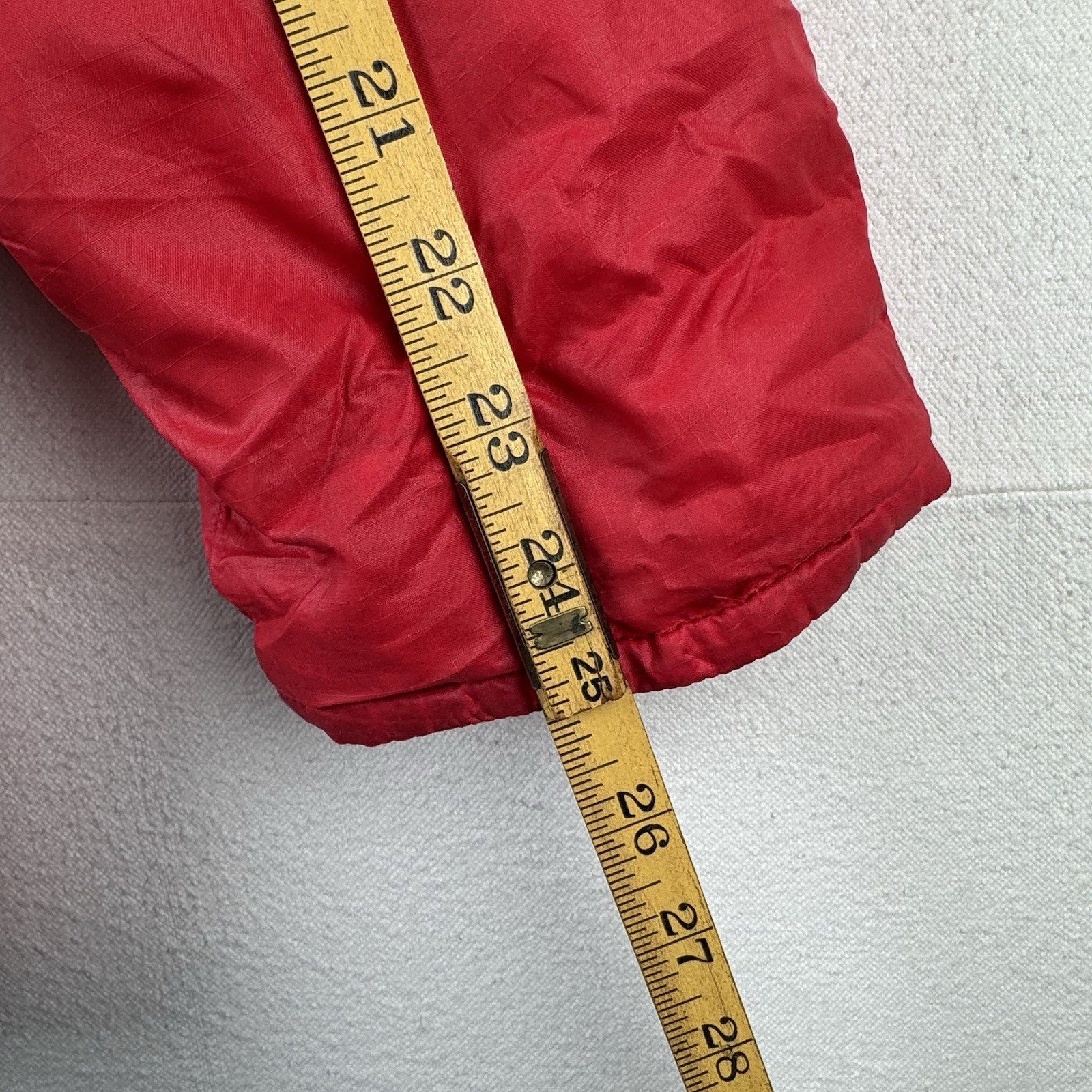 60s/70s Vtg Field & Stream Gordon Ferguson Goose Down Puffer Jacket Hooded Red S