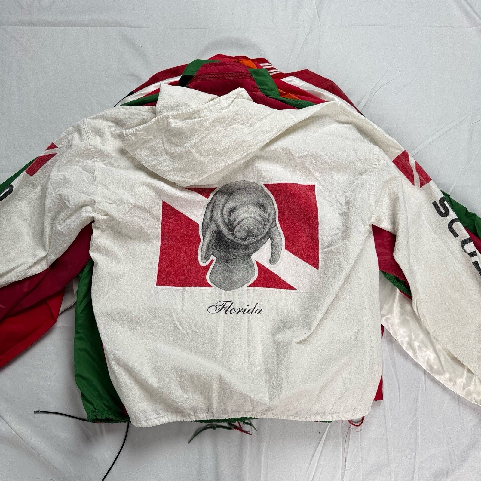 Lot of 10 Vintage 80s, 90s, 00s Windbreaker & Jacket Wholesale Box S,M,L,XL,2XL