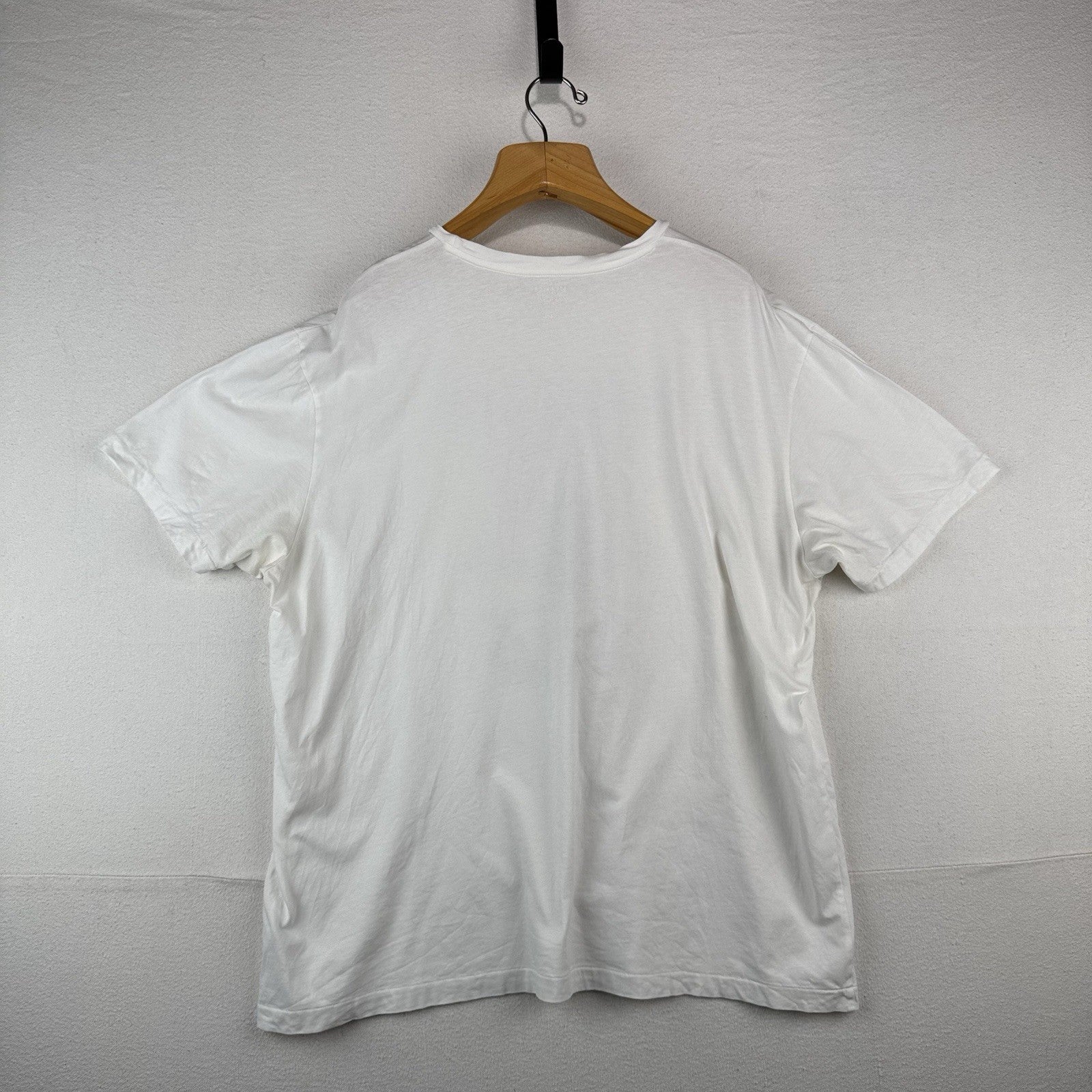 Vtg Polo Ralph Lauren Naval Tailors T-shirt Mens 2XL White Prince St Madison Ave