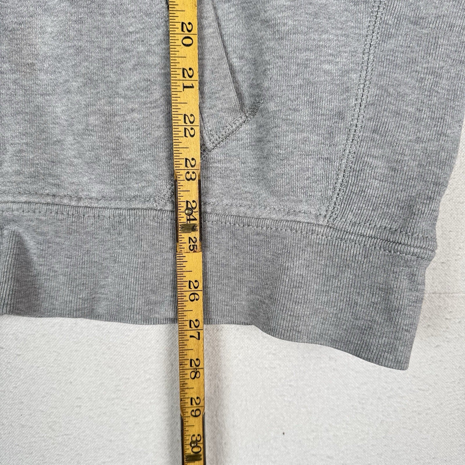 Vtg Polo Ralph Lauren Thermal Hoodie Men’s 2XL Full Zip Gray Sweatshirt *Read