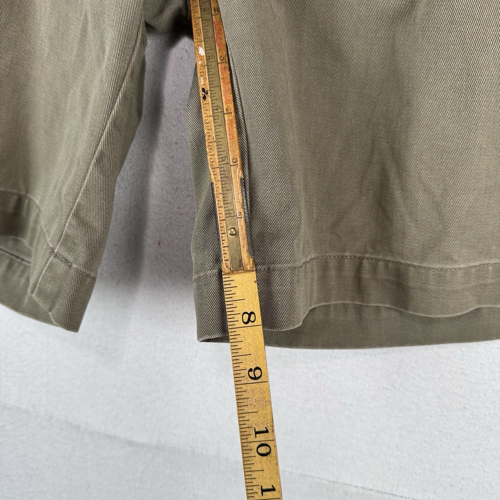 90’s Vintage Polo Ralph Lauren Men’s 34x8 Tyler Shorts Khaki Pleated Chino *Read