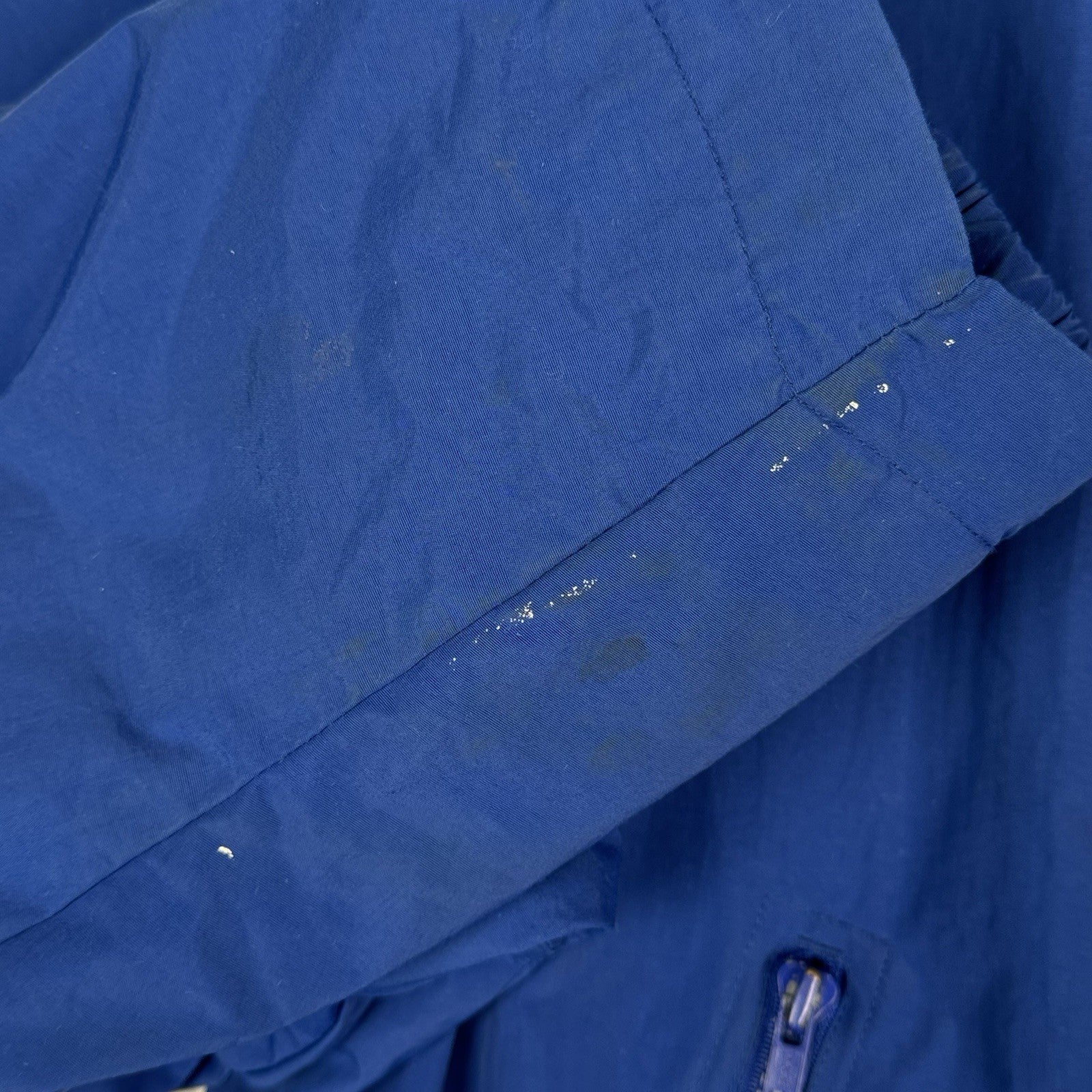 Vintage Eddie Bauer Men’s Polartec Blue Nylon Insulated Windbreaker Jacket *Read