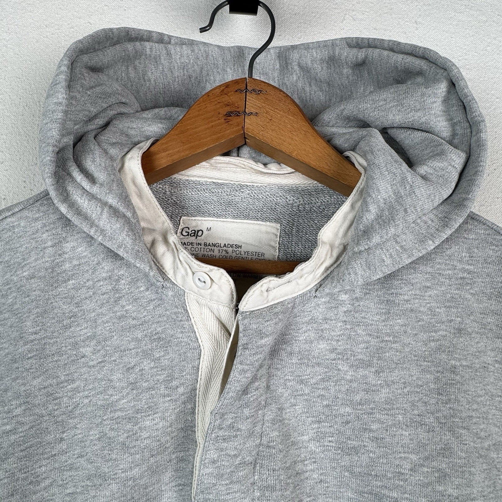 Vintage Y2K Gap Athletic Afterhood Hoodie Adult Medium Gray Pullover Mens