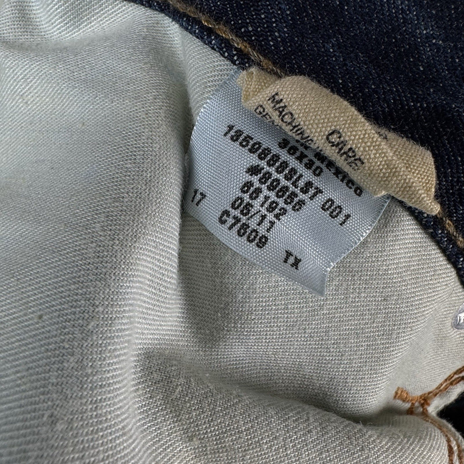 Polo Ralph Lauren 018 Jeans Mens 36x30 Slim Straight Dark Rinse Denim
