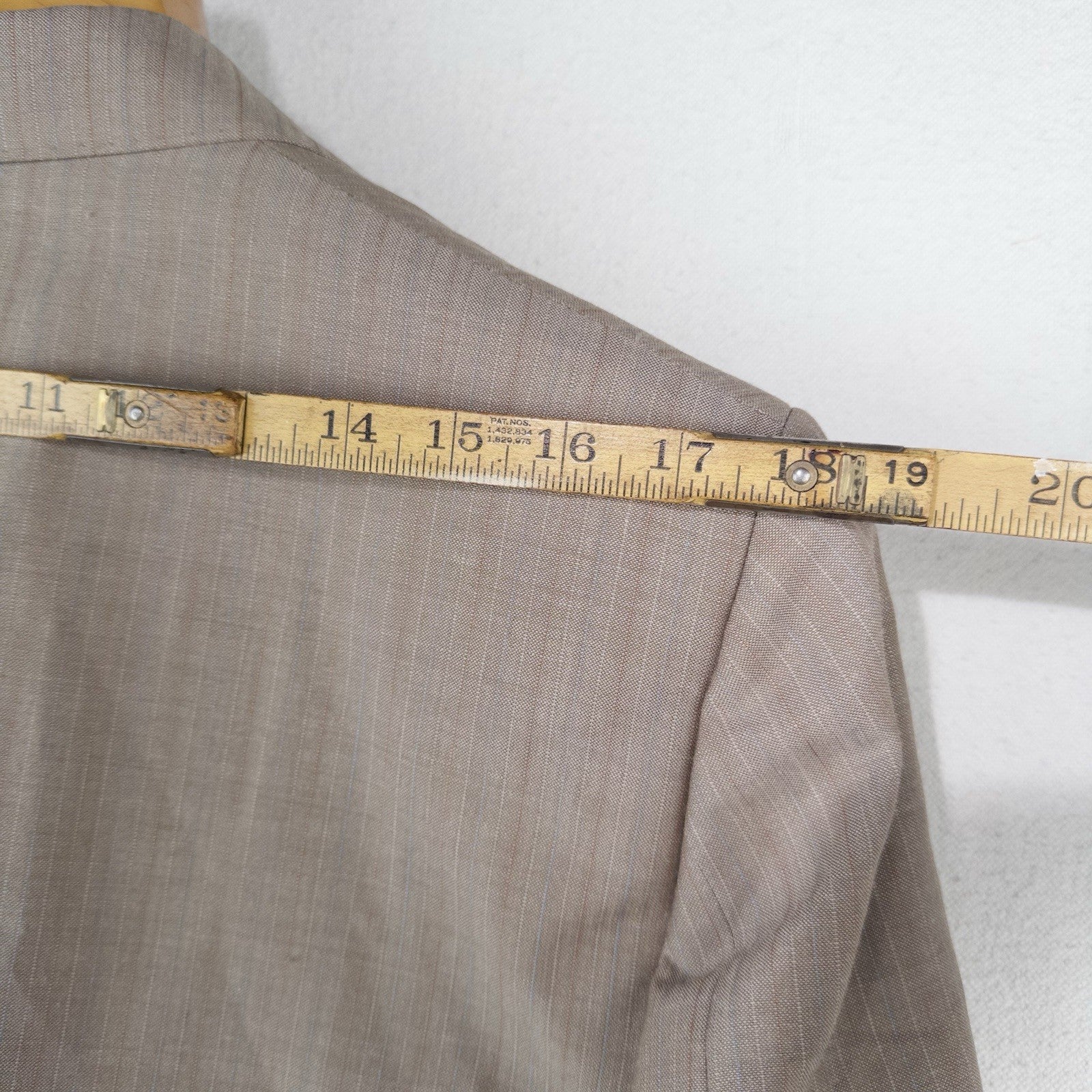 80’s Vtg Christian Dior Gray Tan Sport Coat Blazer 2 Button 38/40R Made USA